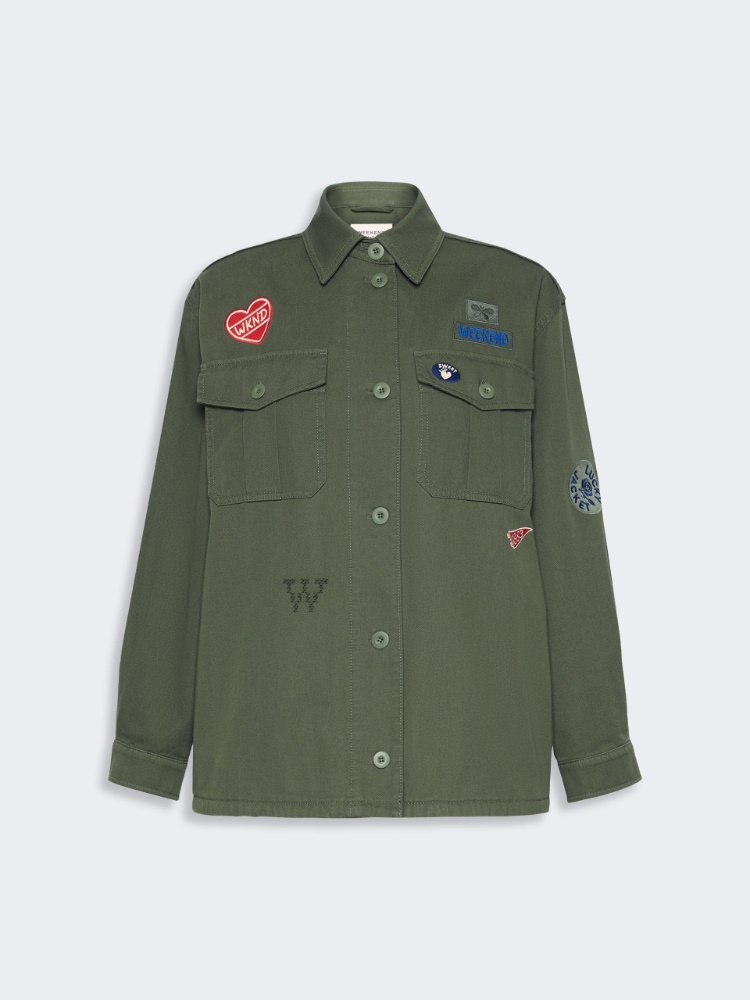 Embroidered cotton canvas jacket - Weekend Max Mara - 2