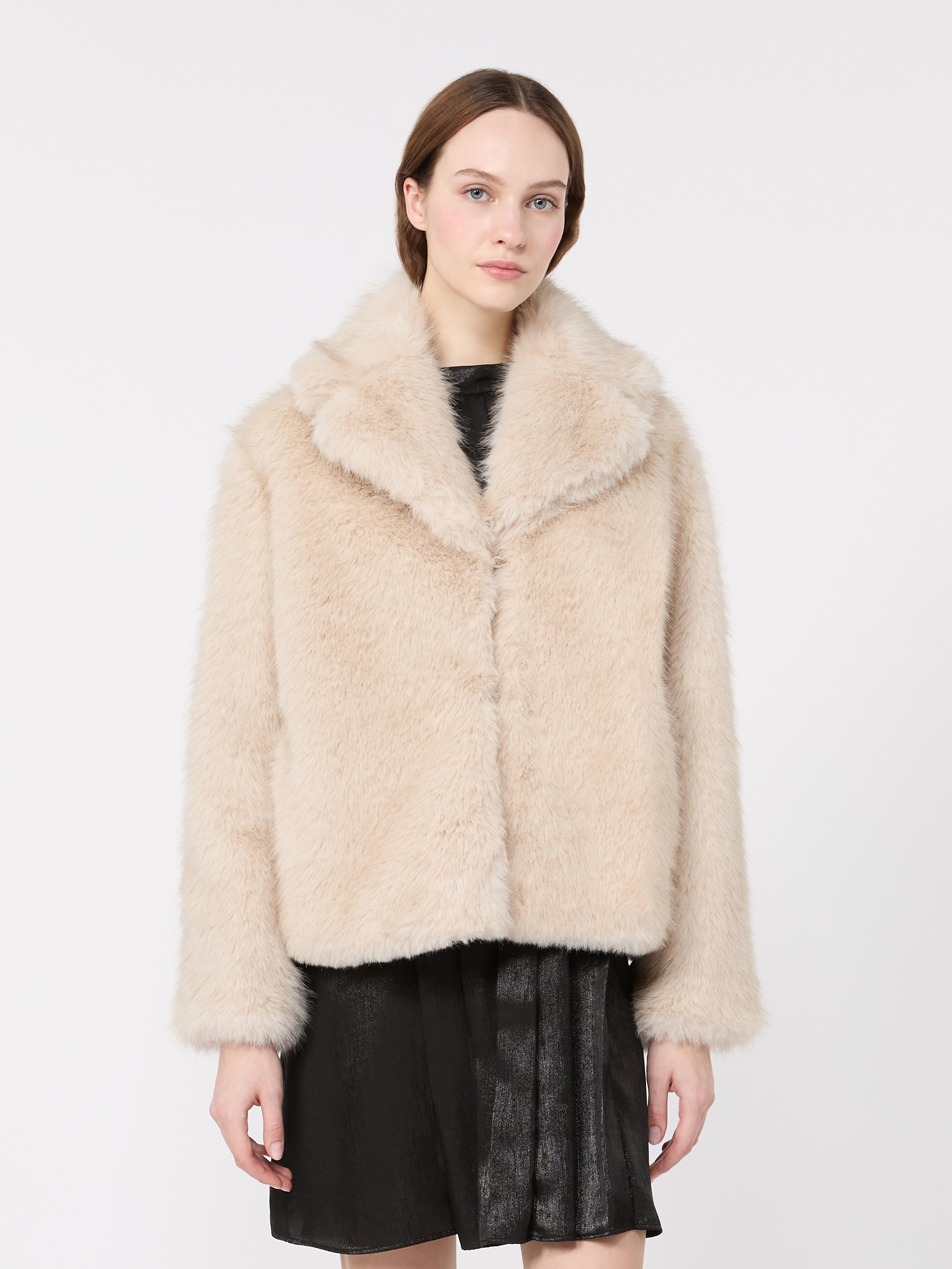 Soft textured short coat - Weekend Max Mara - 2
