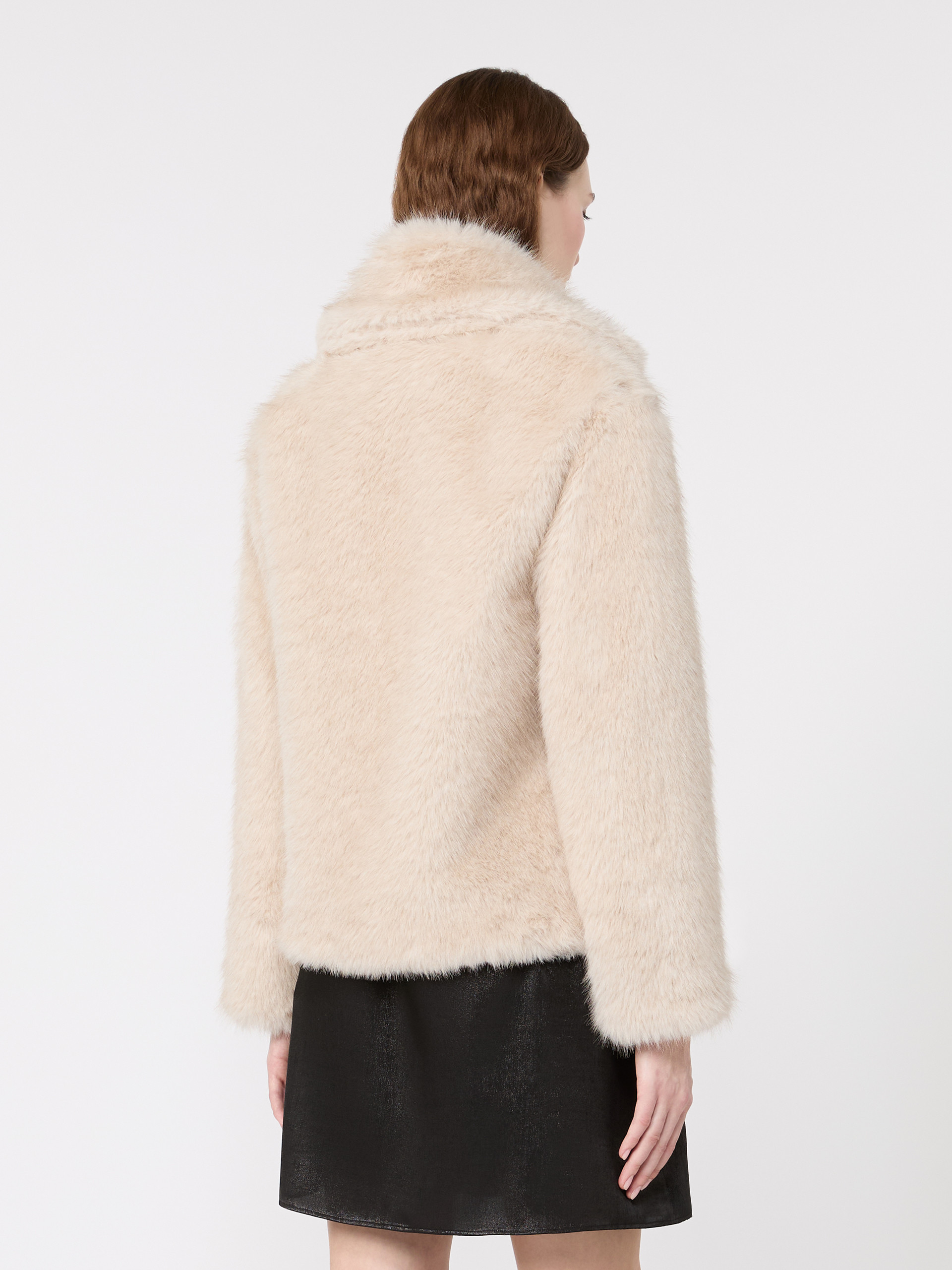 Soft textured short coat - Weekend Max Mara - 3