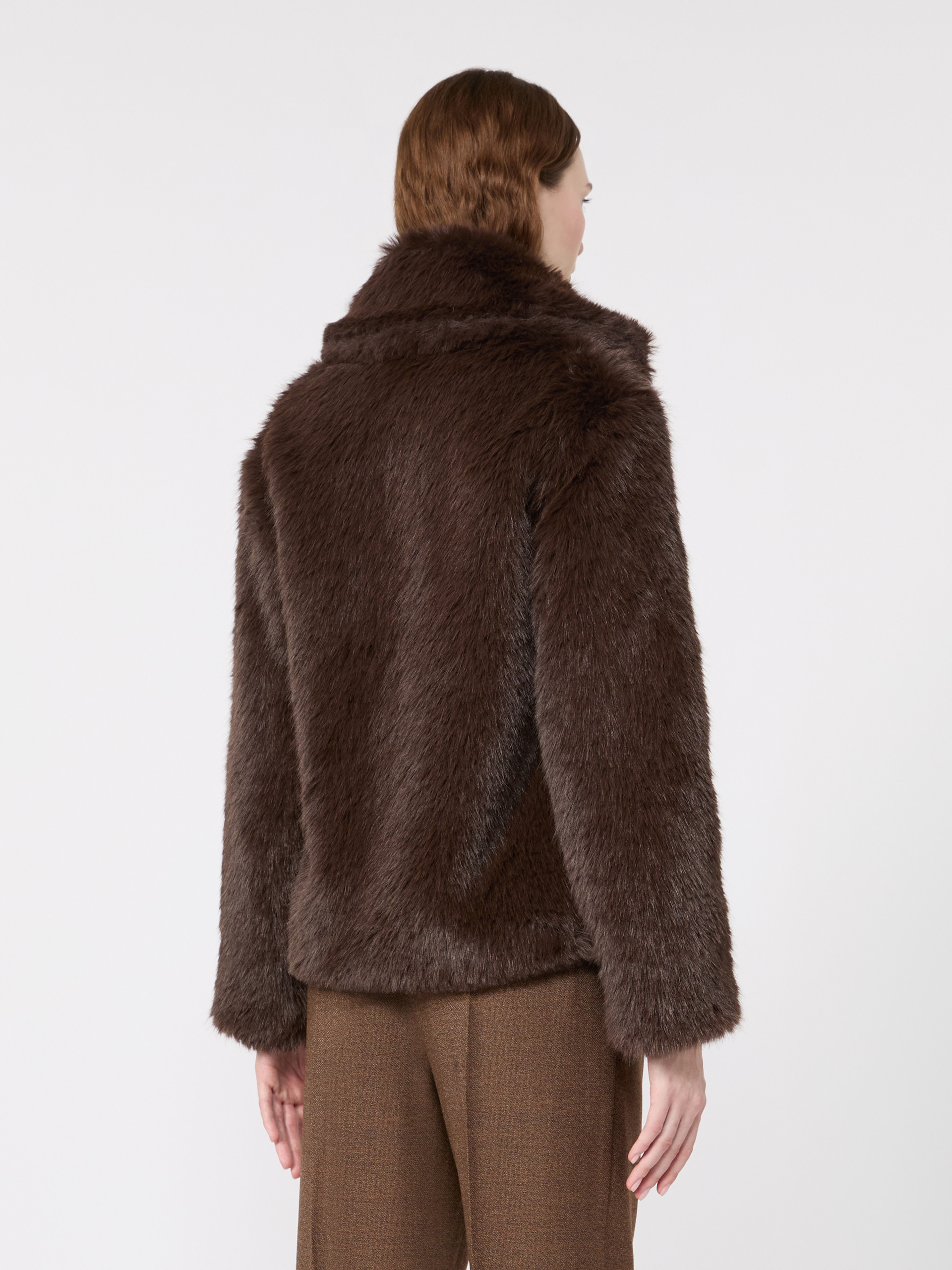 Soft textured short coat - Weekend Max Mara - 3