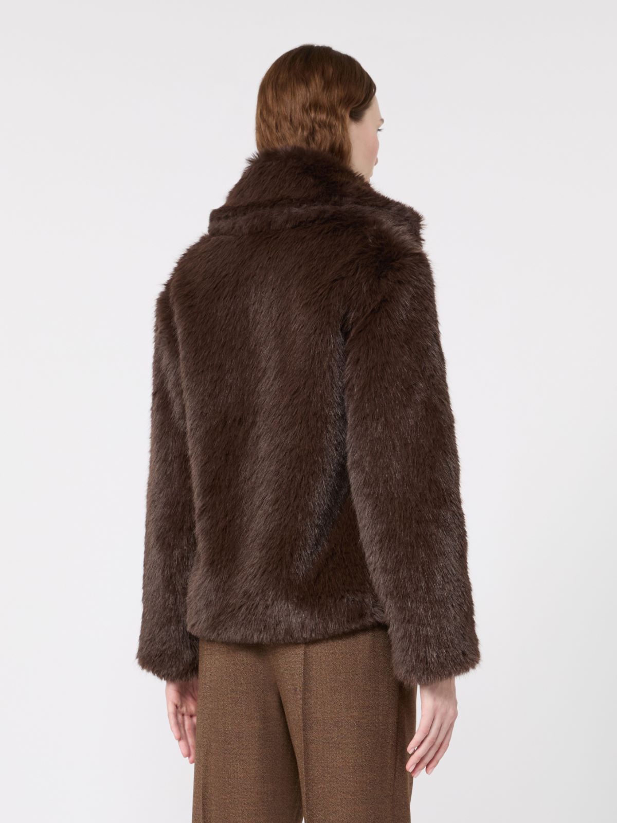 Soft textured short coat - Weekend Max Mara - 3