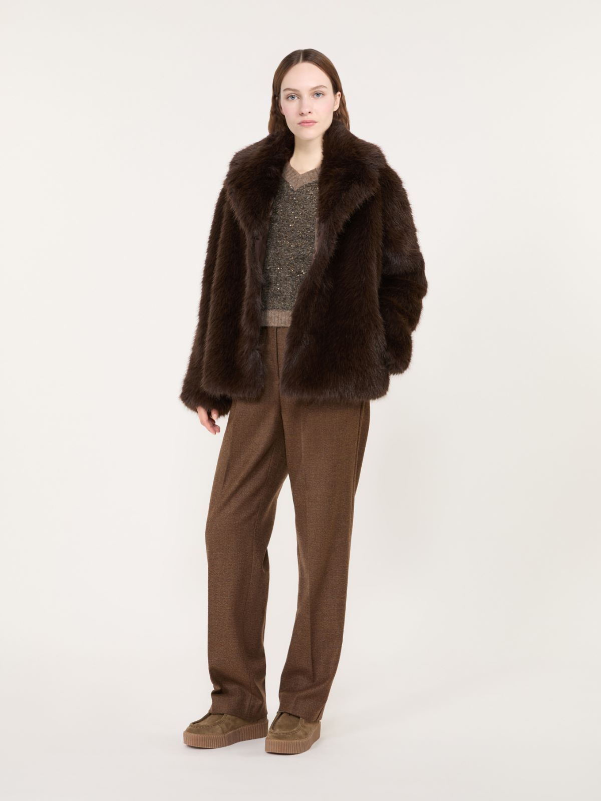 Soft textured short coat - Weekend Max Mara
