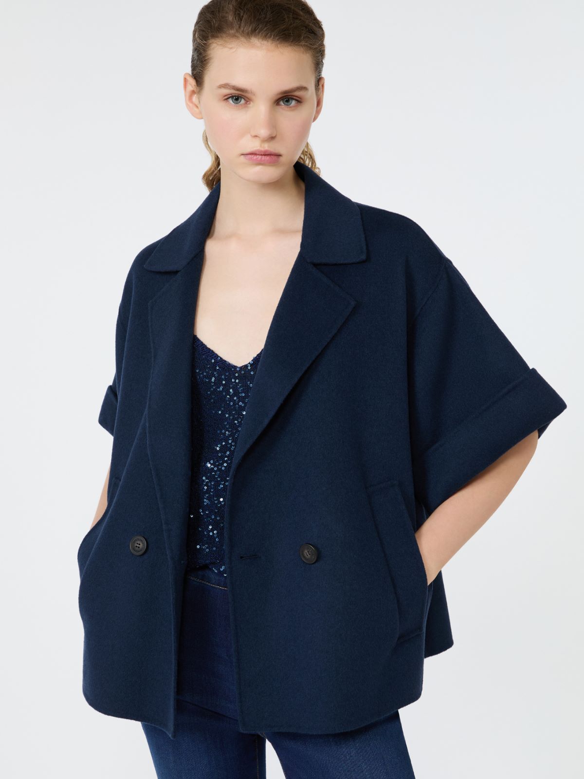 Short wool broadcloth coat - Weekend Max Mara - 4