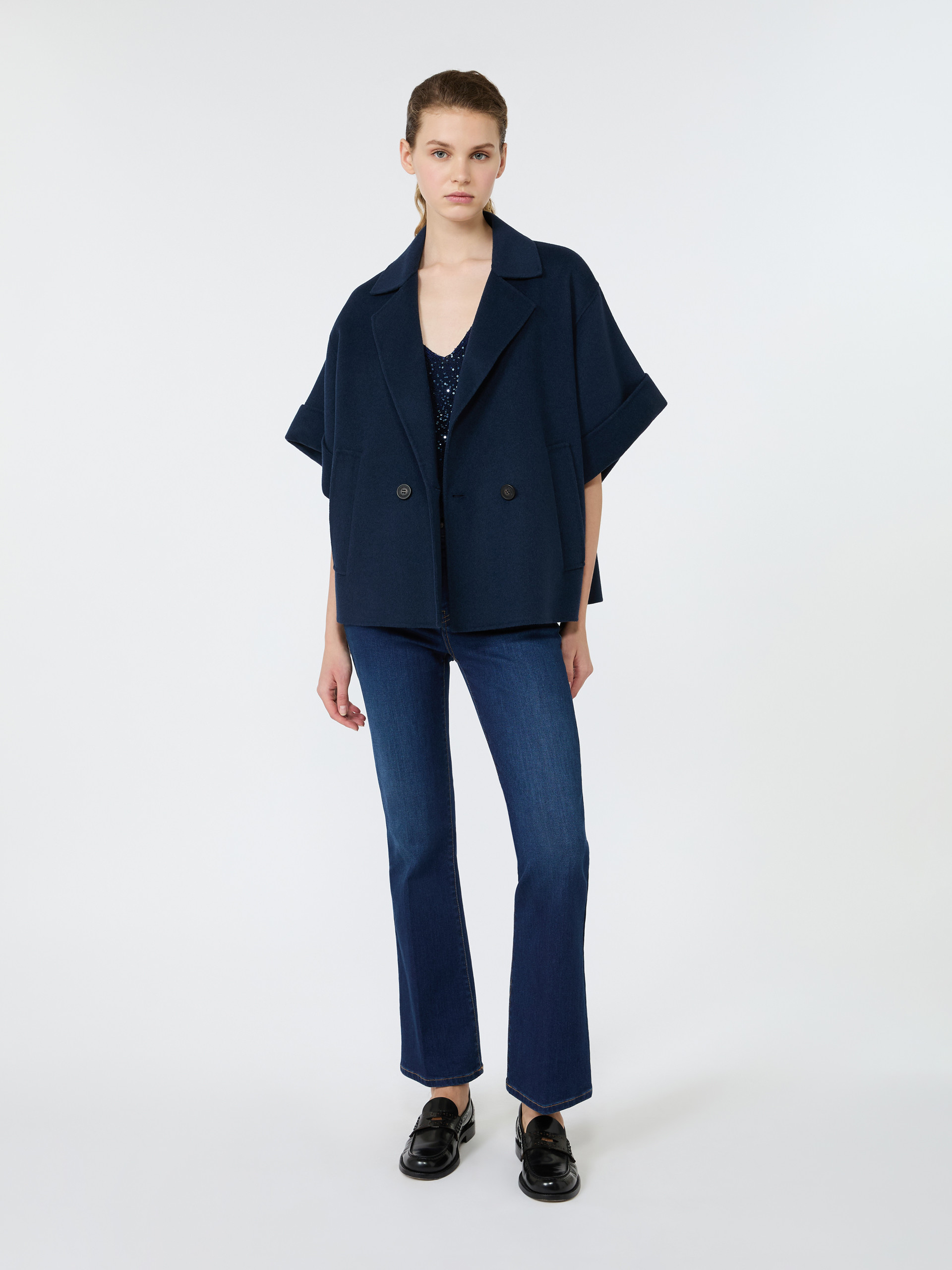 Short wool broadcloth coat - Weekend Max Mara