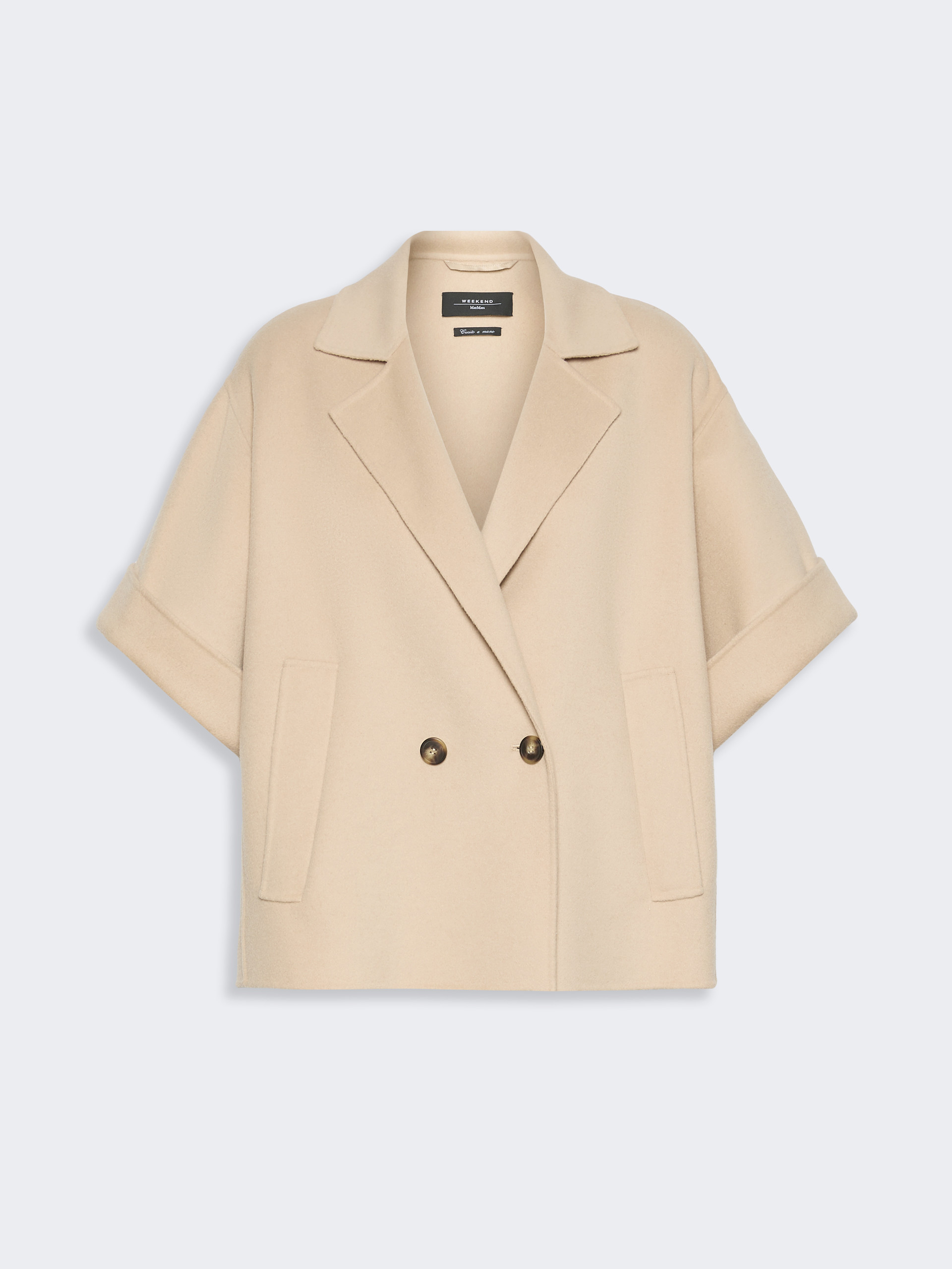 Cappotto corto in drap di lana - SABBIA - Weekend Max Mara - 5