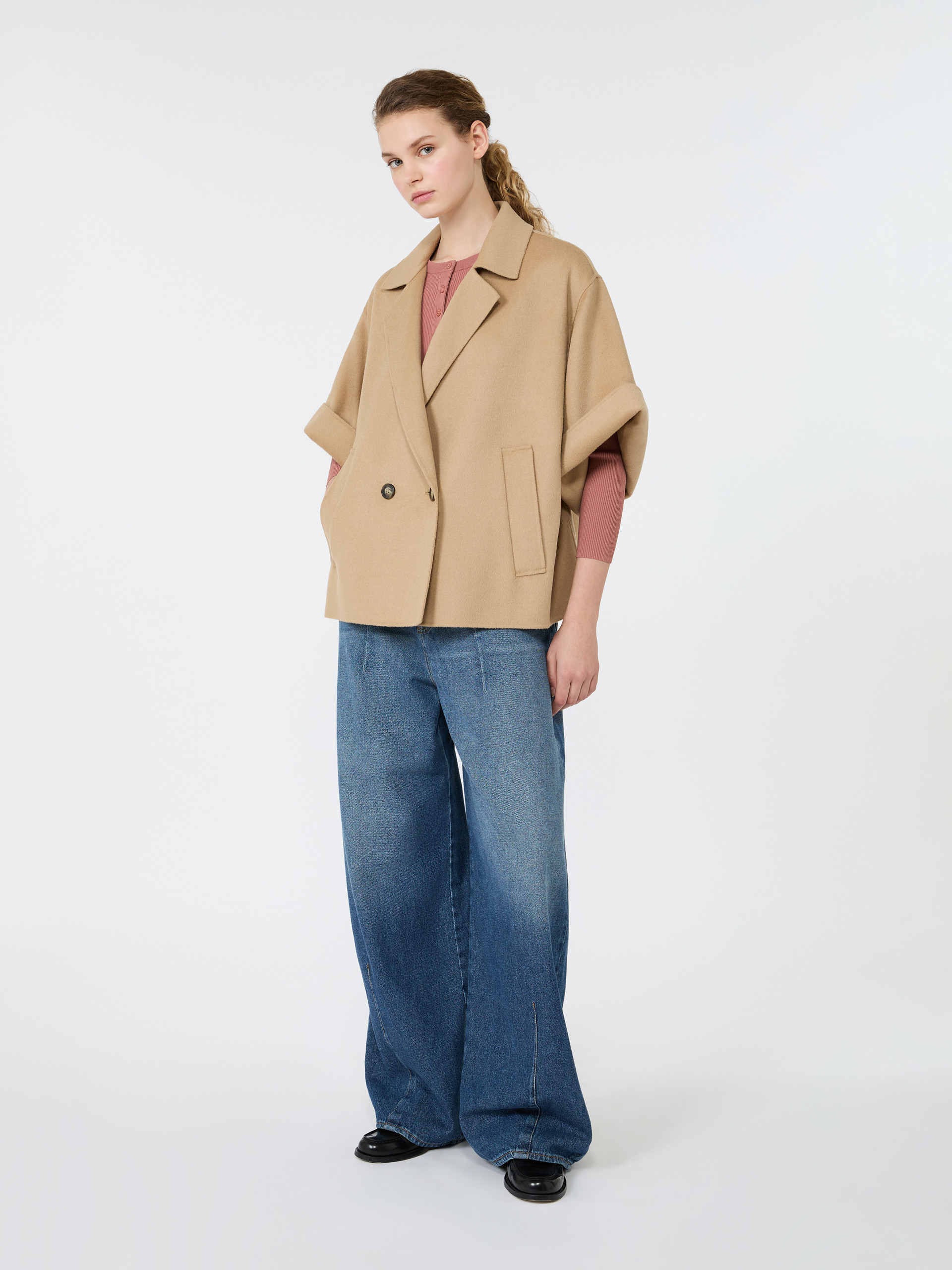 Short wool broadcloth coat - Weekend Max Mara