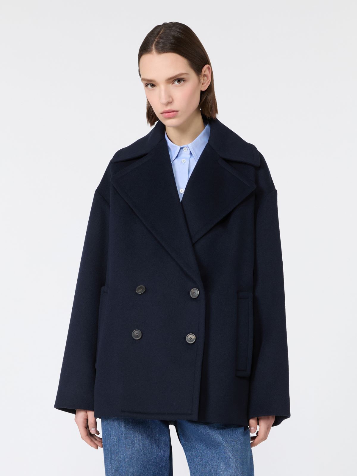 Double-sided wool double-breasted pea coat - Weekend Max Mara - 2