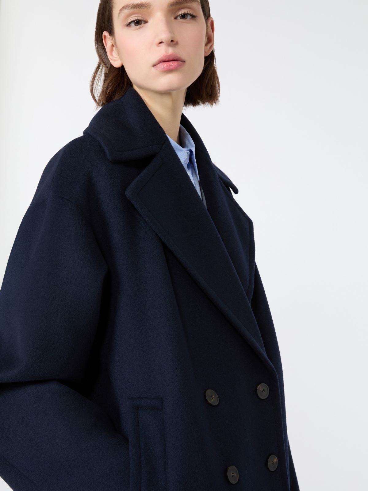 Double-sided wool double-breasted pea coat - Weekend Max Mara - 5