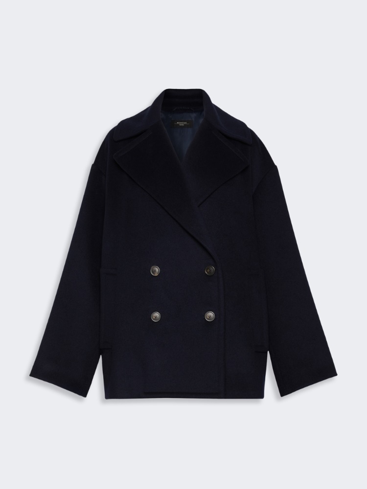 Double-sided wool double-breasted pea coat - Weekend Max Mara