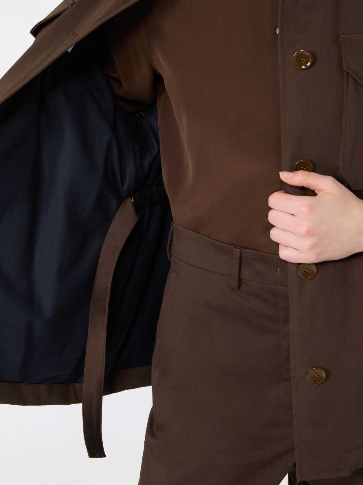 Cotton satin jacket - Weekend Max Mara - 6