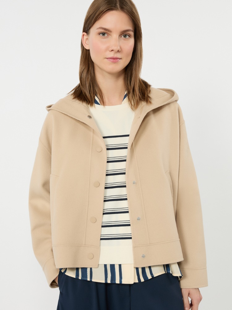 Double wool hooded jacket - Weekend Max Mara
