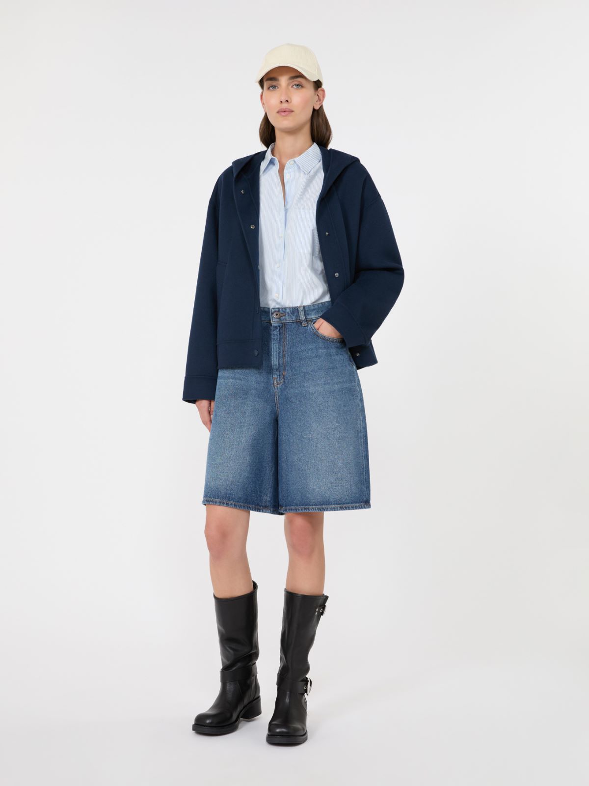 Double wool hooded jacket - Weekend Max Mara