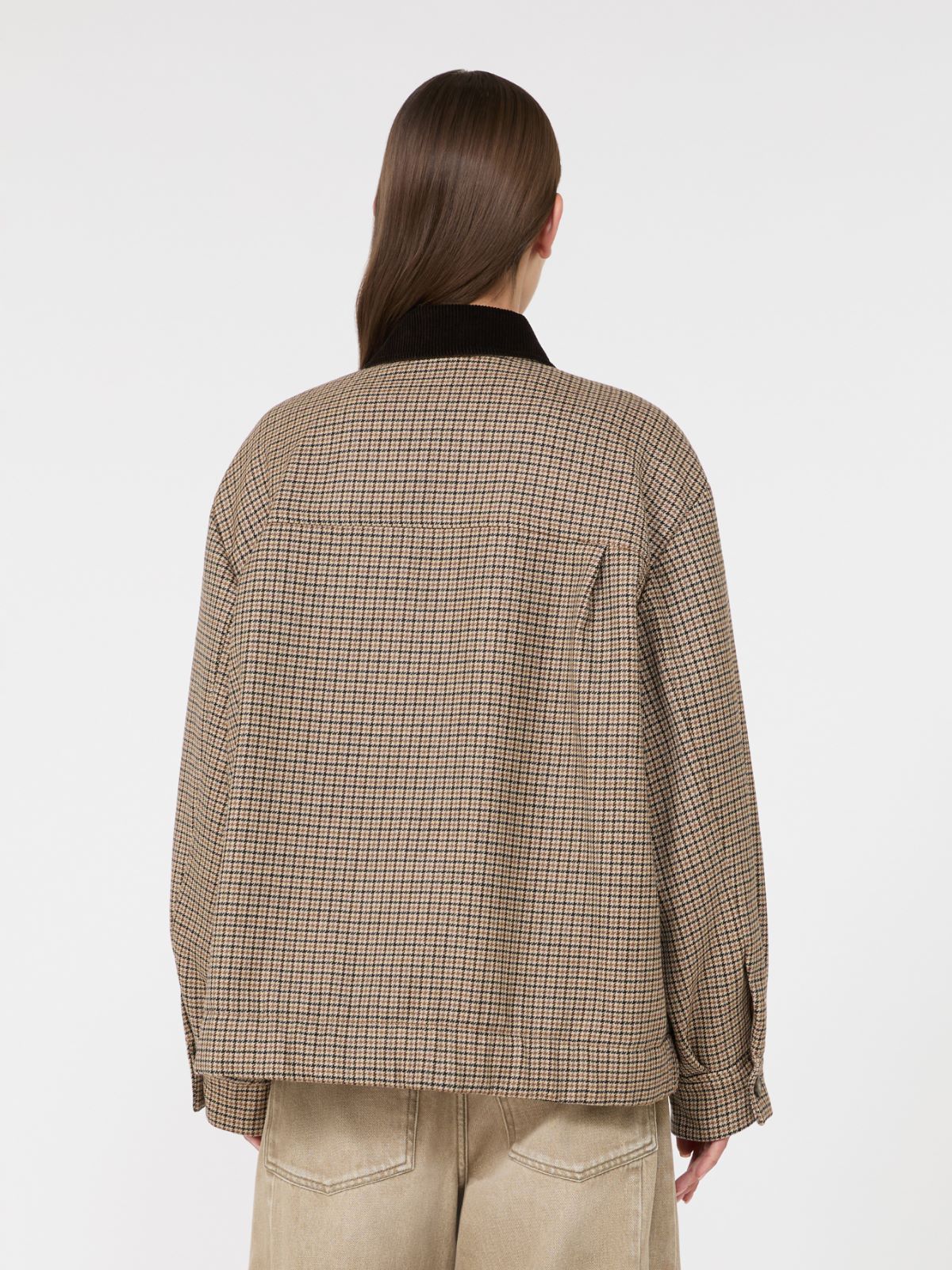 Houndstooth wool bomber jacket - Weekend Max Mara - 3