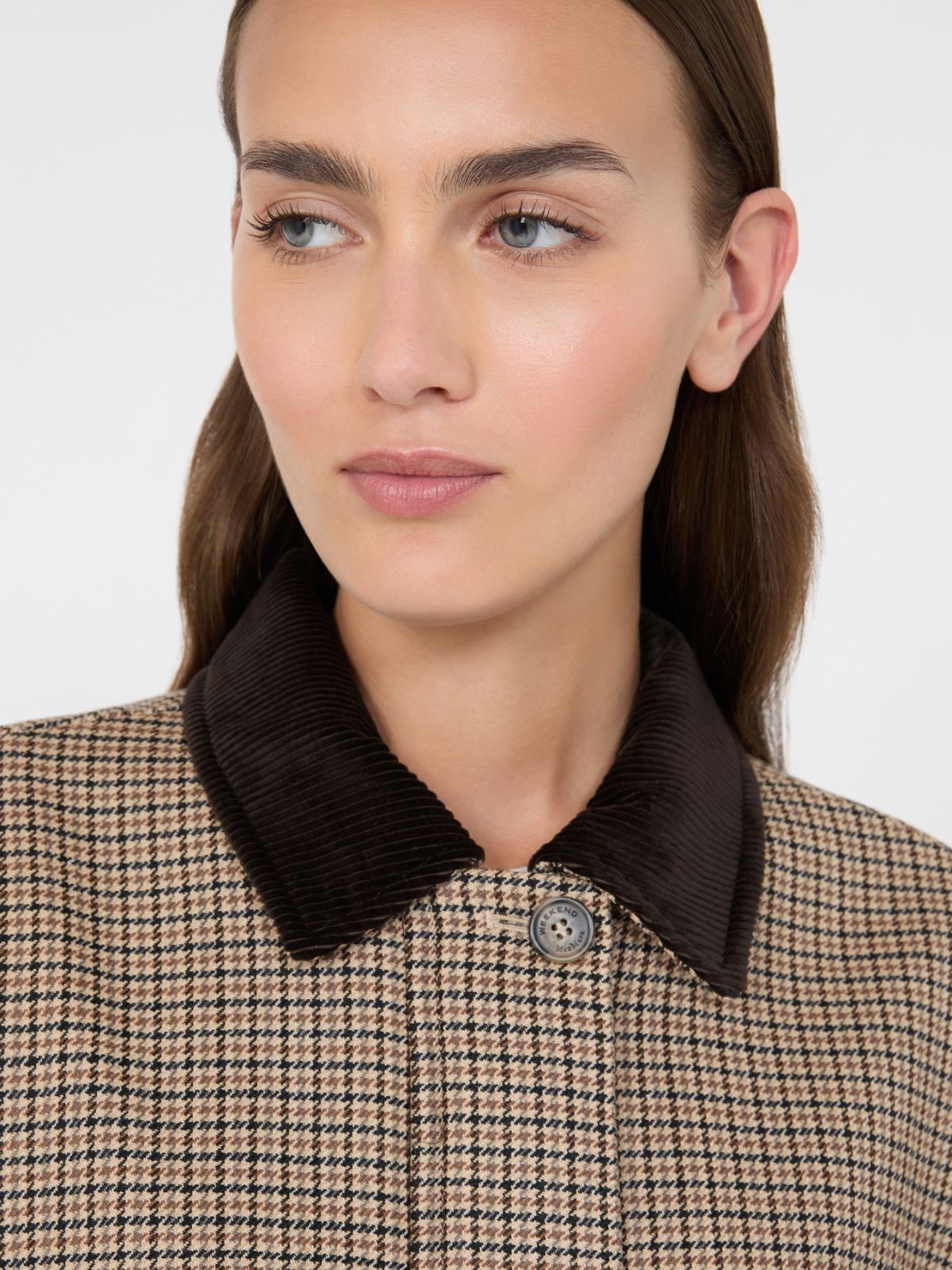 Houndstooth wool bomber jacket - Weekend Max Mara - 5