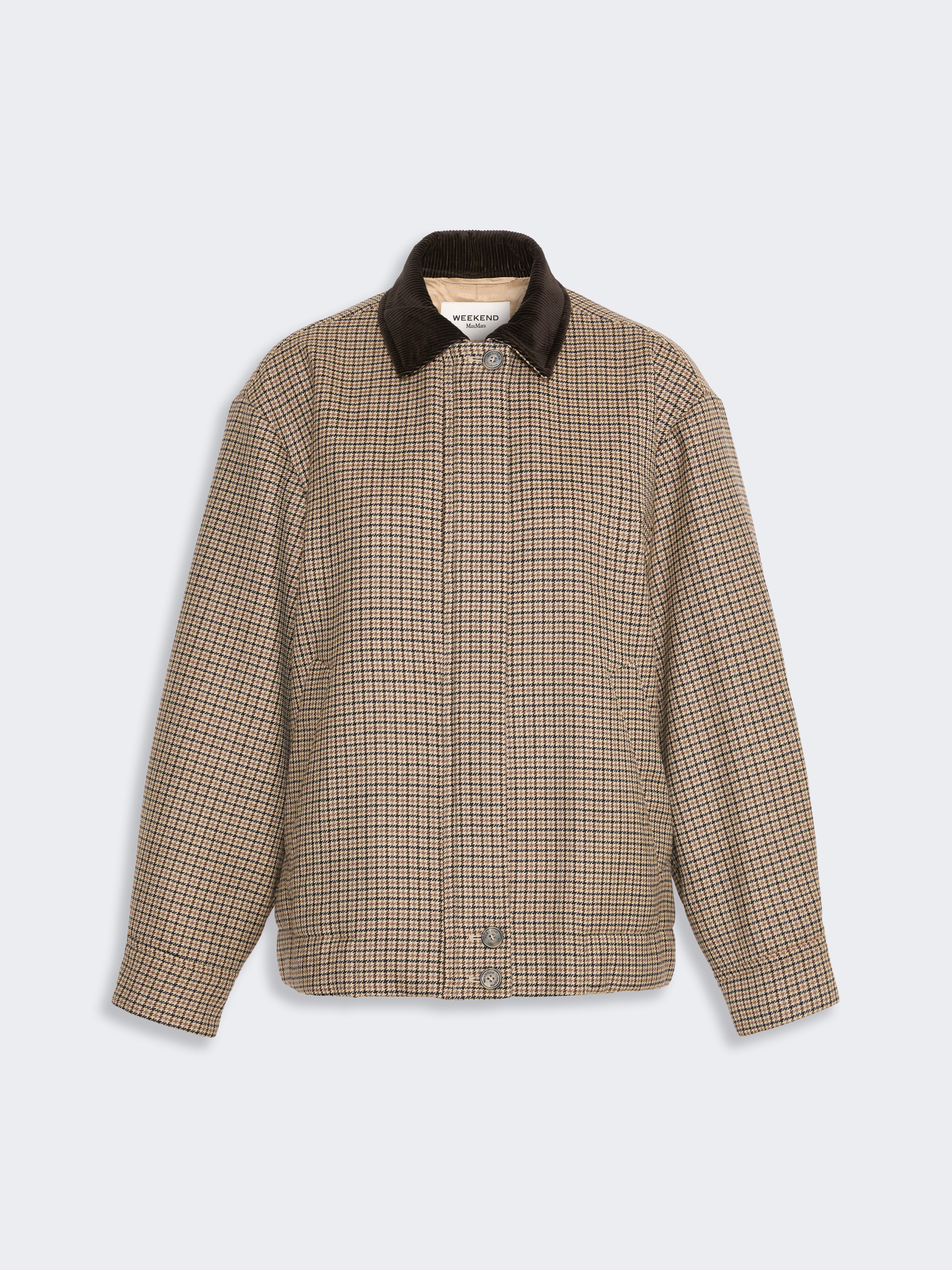Houndstooth wool bomber jacket - Weekend Max Mara - 6