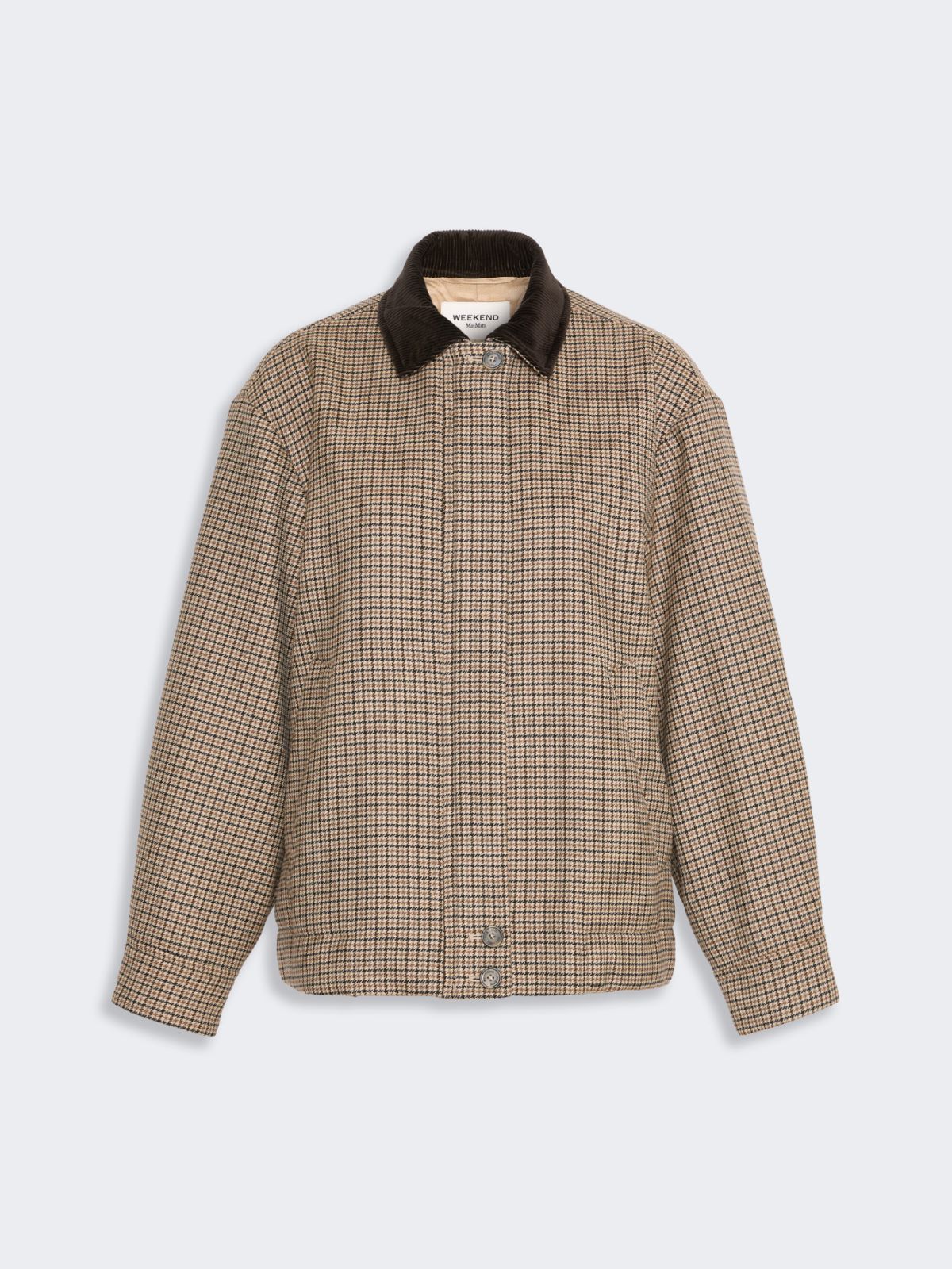 Houndstooth wool bomber jacket - Weekend Max Mara - 6