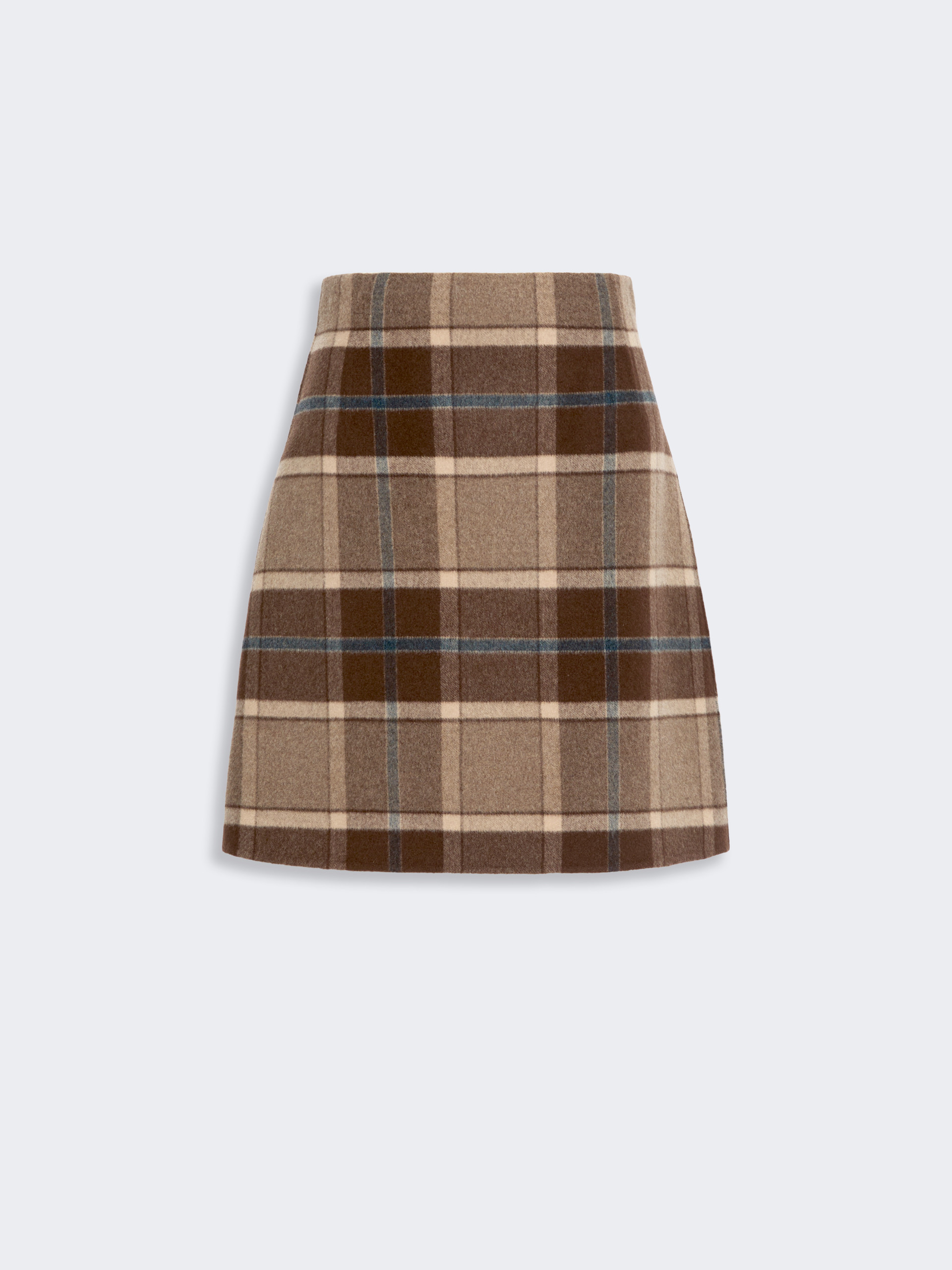 Short checked wool skirt - Weekend Max Mara - 4