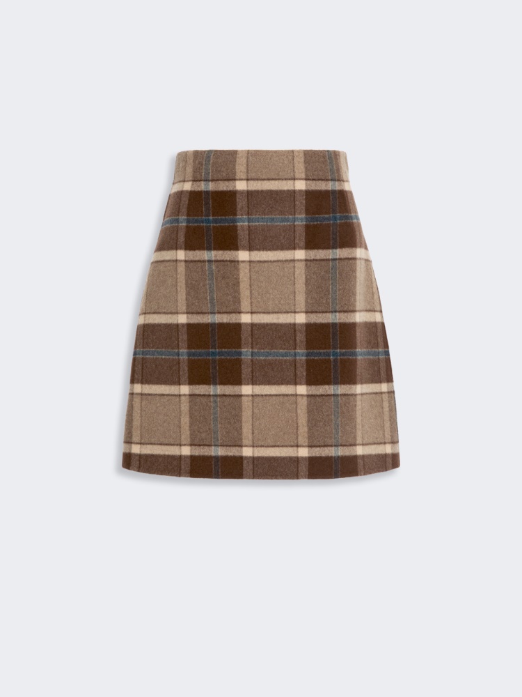 Short checked wool skirt - Weekend Max Mara