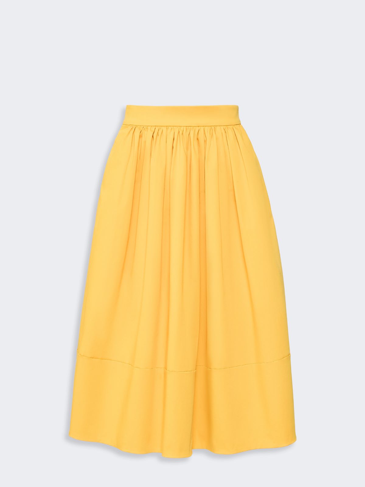 Cotton satin midi skirt - Weekend Max Mara - 5
