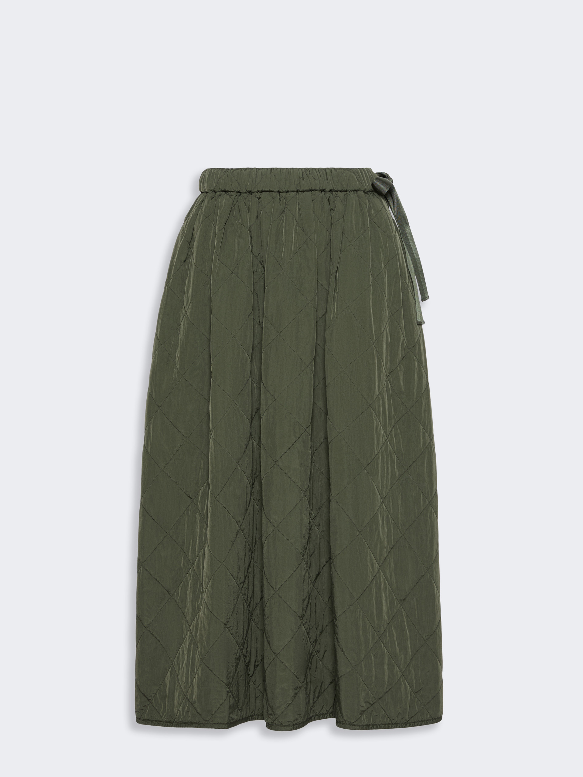 Technical plain-weave fabric flared skirt - Weekend Max Mara - 5
