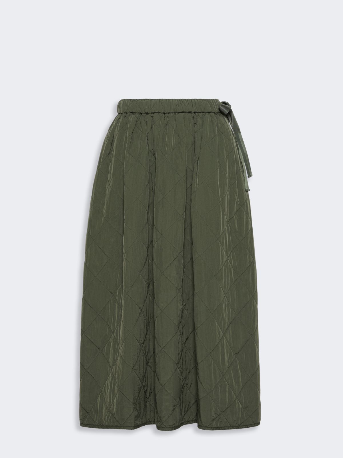 Technical plain-weave fabric flared skirt - Weekend Max Mara - 5