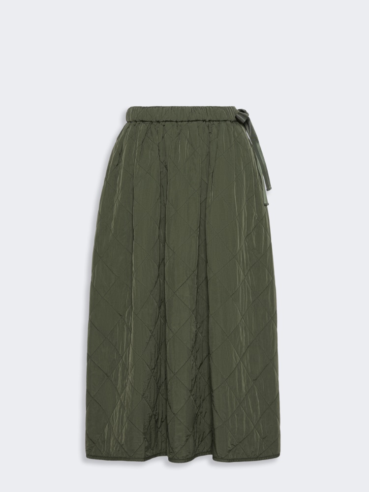 Technical plain-weave fabric flared skirt - Weekend Max Mara - 2