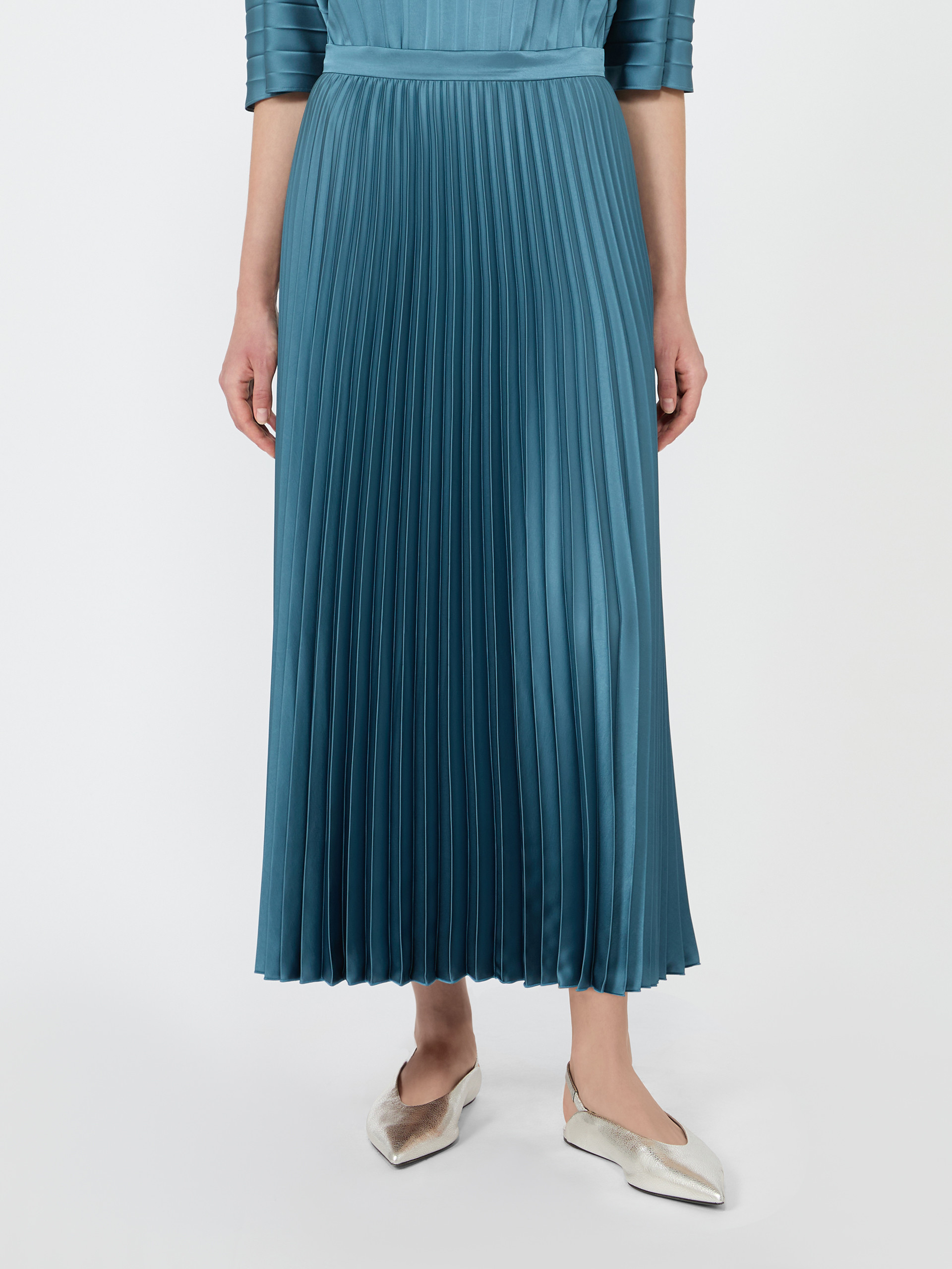Gonna in raso plissé - Weekend Max Mara - 2