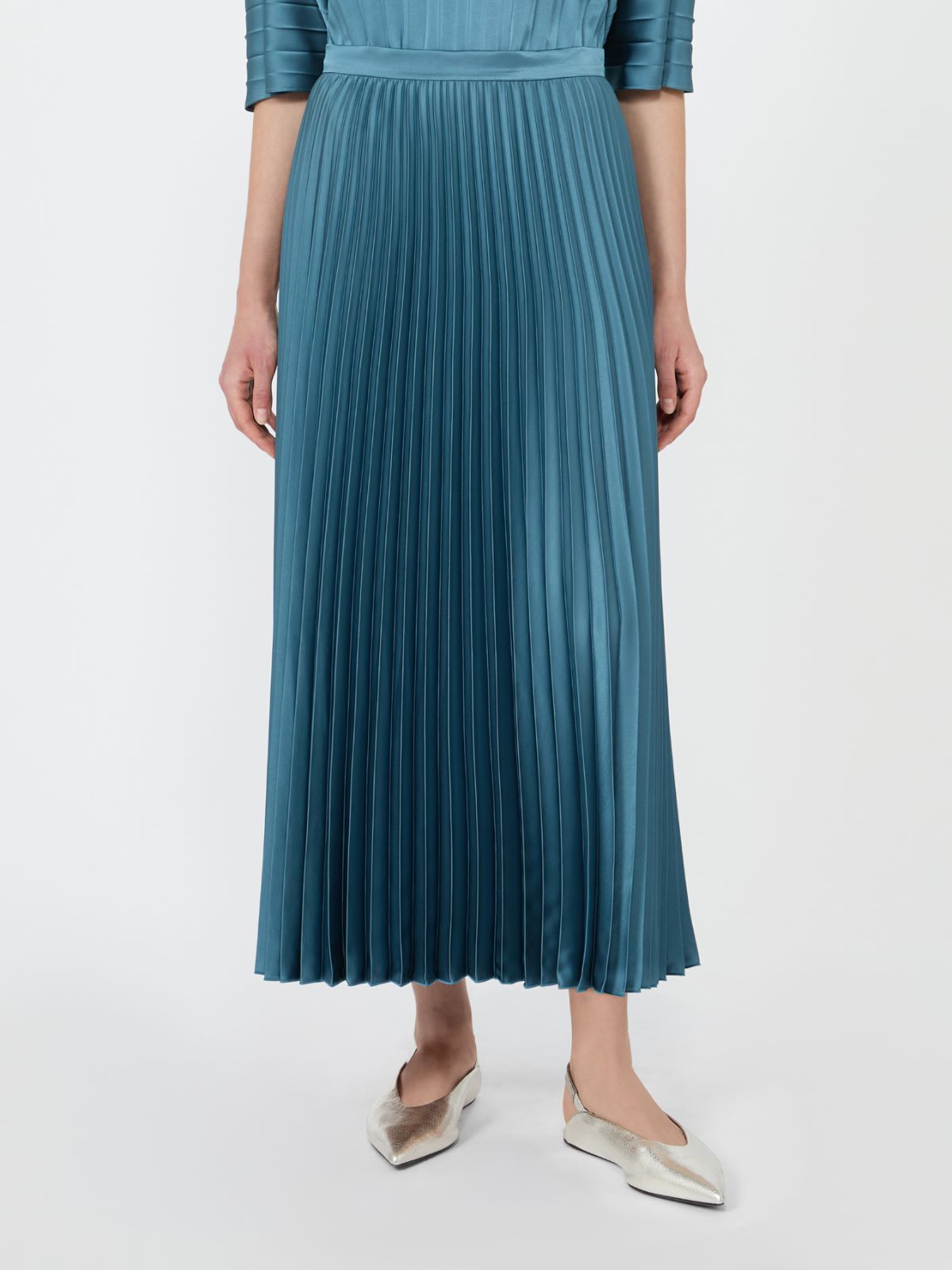 Gonna in raso plissé - Weekend Max Mara - 2