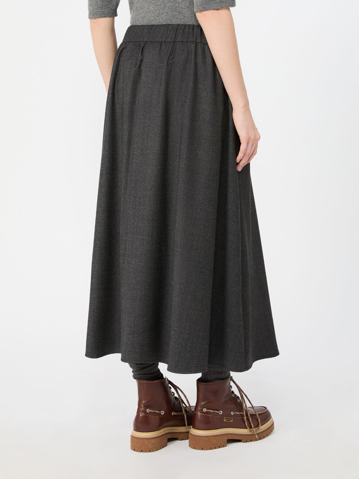 Stretch wool flannel skirt - Weekend Max Mara - 3