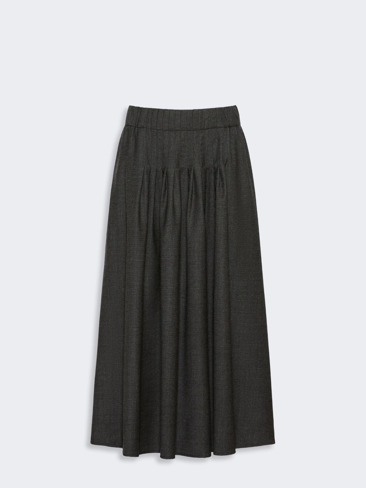 Stretch wool flannel skirt - Weekend Max Mara - 5