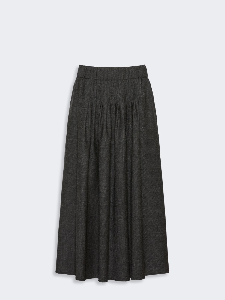 Stretch wool flannel skirt - Weekend Max Mara - 2