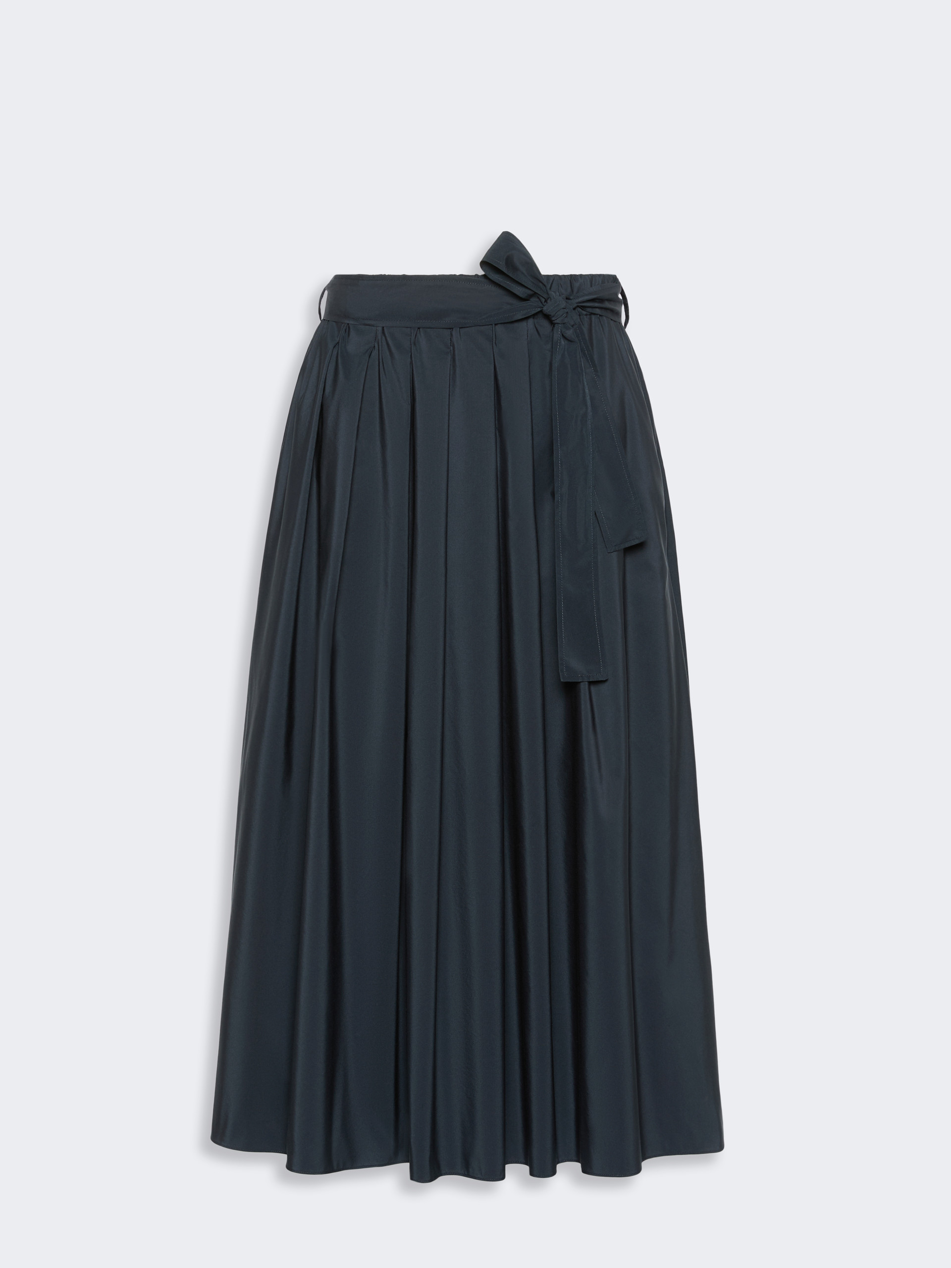 Long cotton-blend taffeta skirt - NAVY - Weekend Max Mara - 5