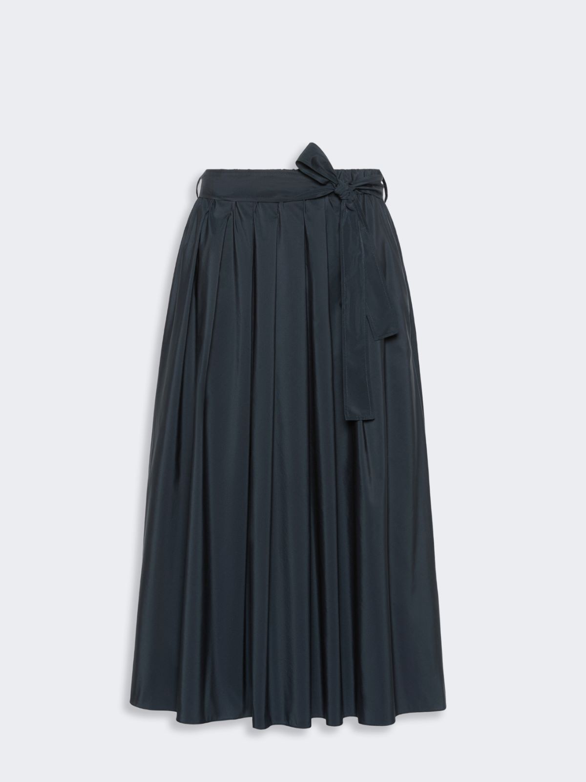 Long cotton-blend taffeta skirt - NAVY - Weekend Max Mara - 5
