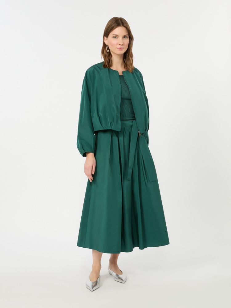 Long cotton-blend taffeta skirt - Weekend Max Mara - 2