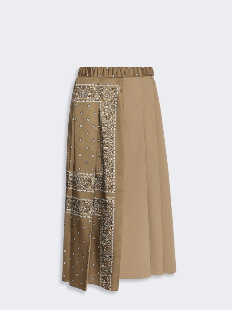 Printed twill and cotton drill skirt - Weekend Max Mara - 2