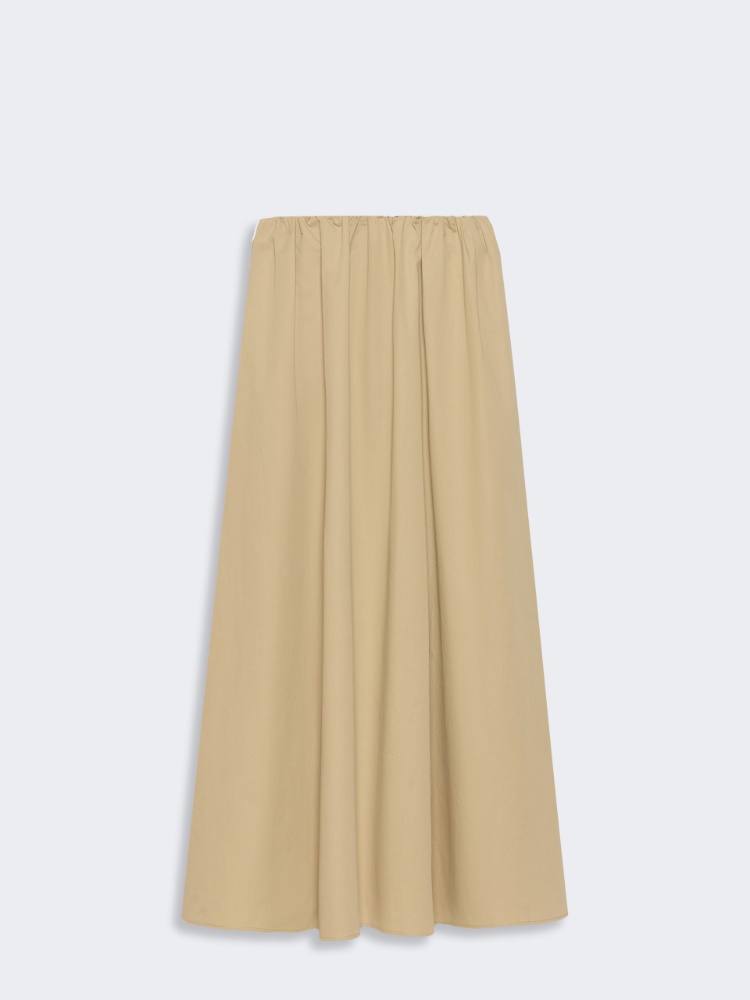 Gonna in gabardina di cotone - BEIGE - Weekend Max Mara - 2