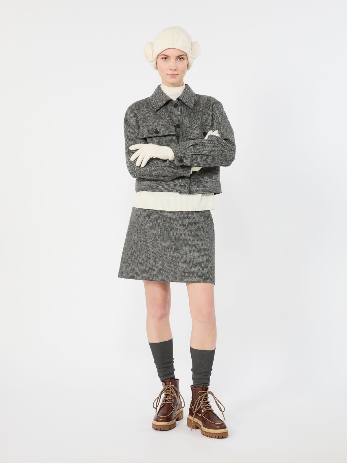 Wool blend short skirt - Weekend Max Mara