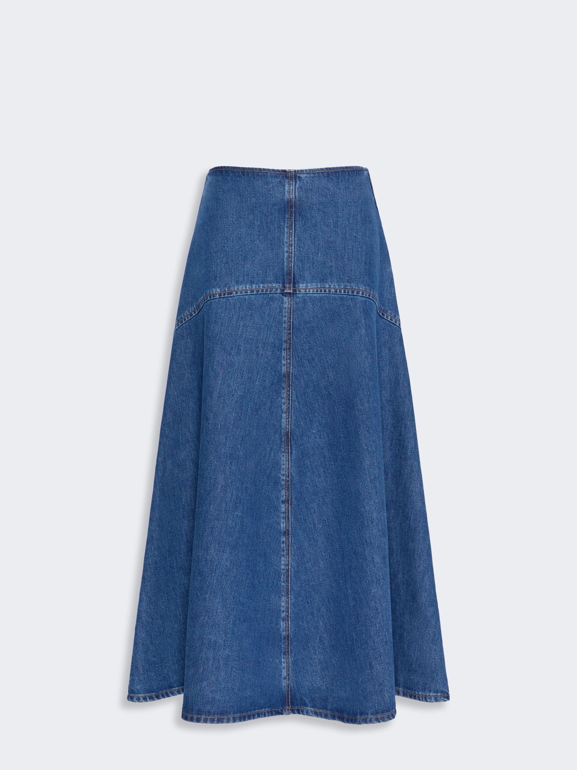Indigo cotton denim skirt - Weekend Max Mara - 4