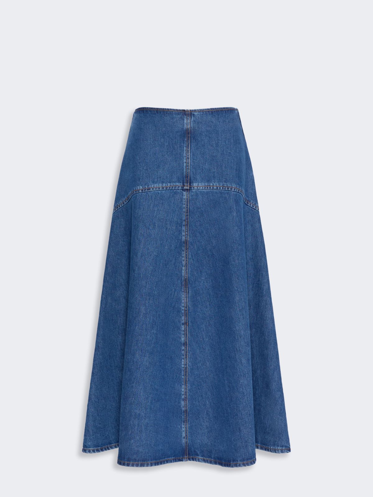 Indigo cotton denim skirt - Weekend Max Mara - 4