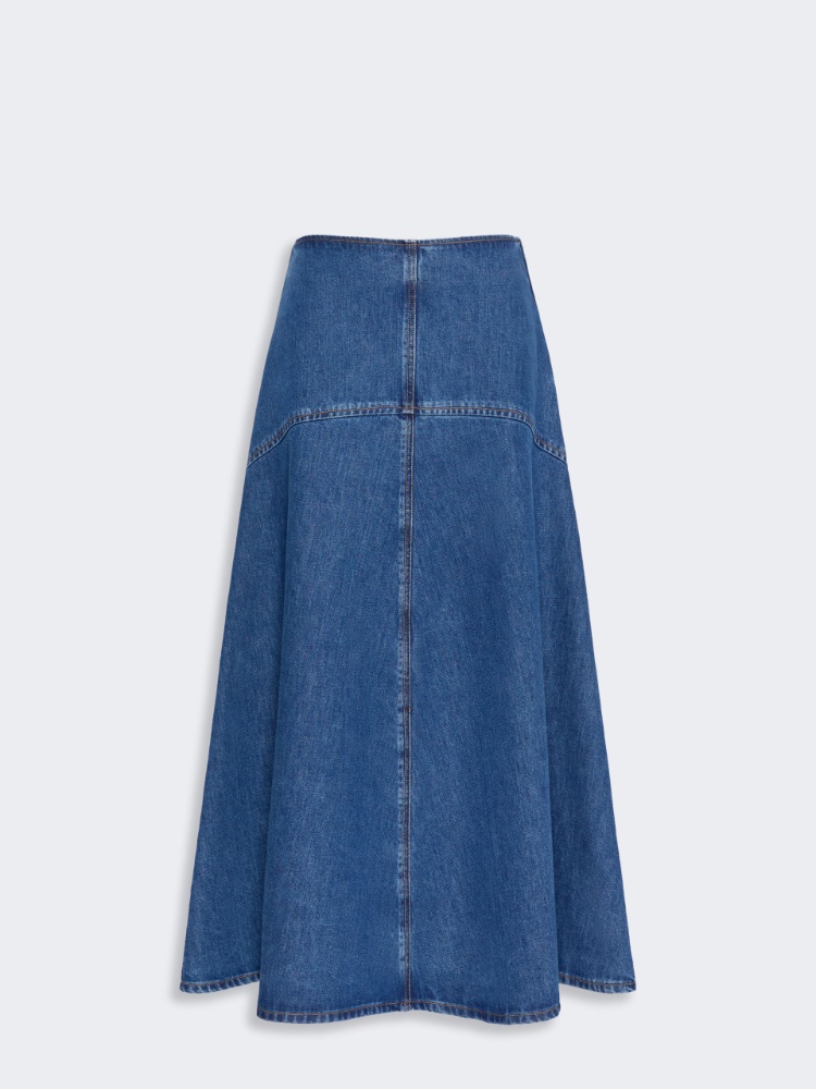 Indigo cotton denim skirt - Weekend Max Mara - 2