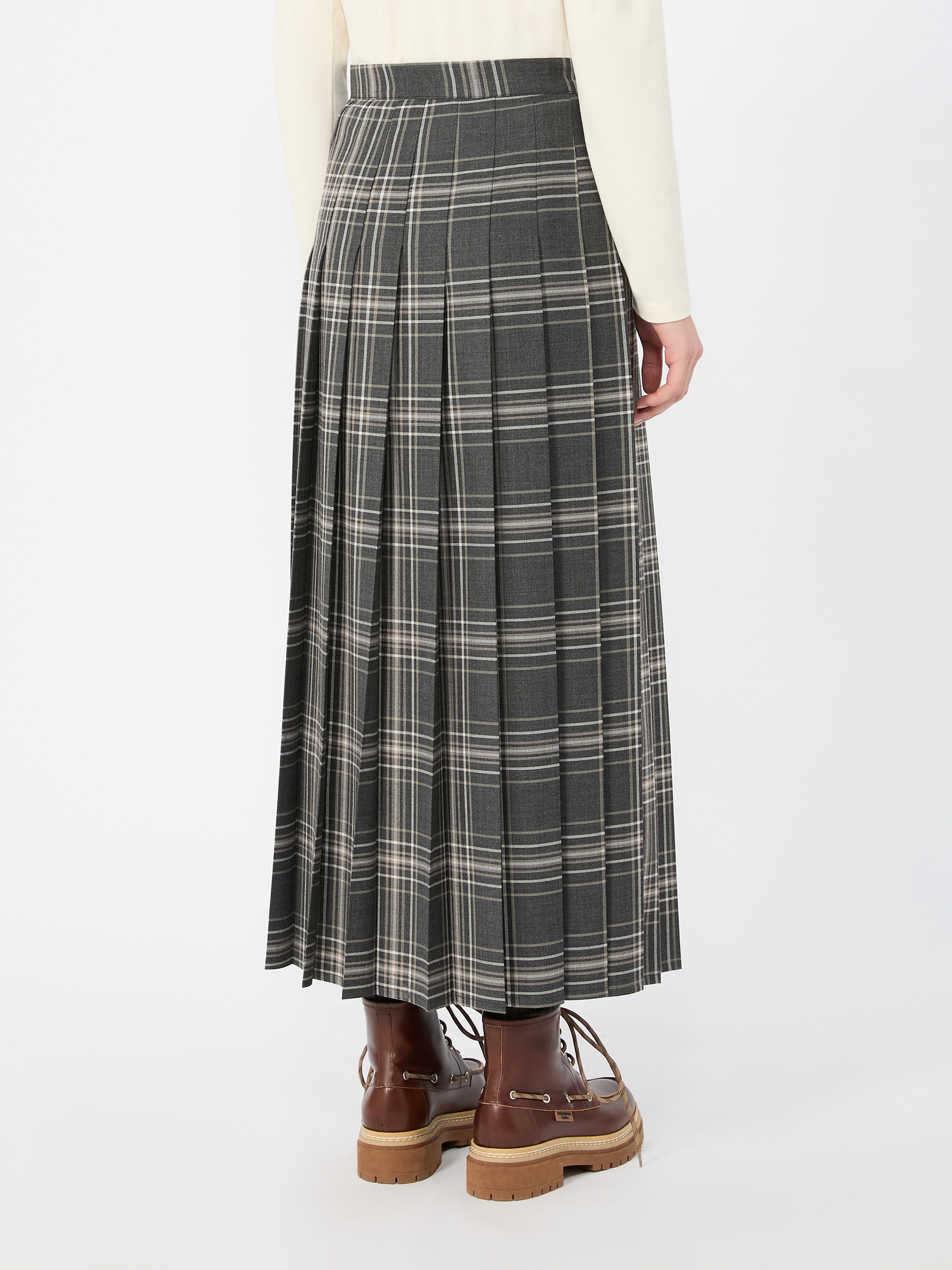 Wool batavia pleated skirt - Weekend Max Mara - 3