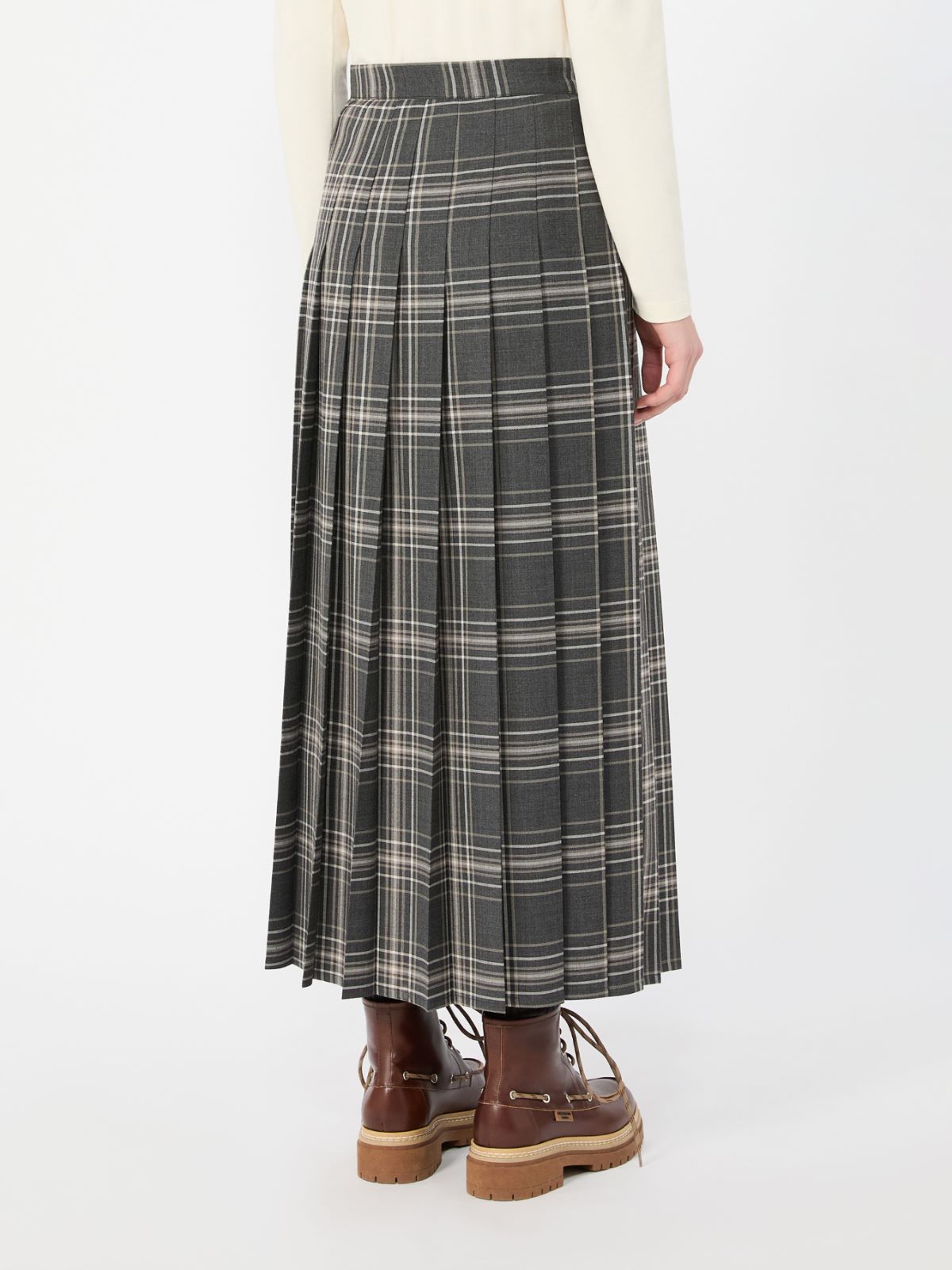 Wool batavia pleated skirt - Weekend Max Mara - 3