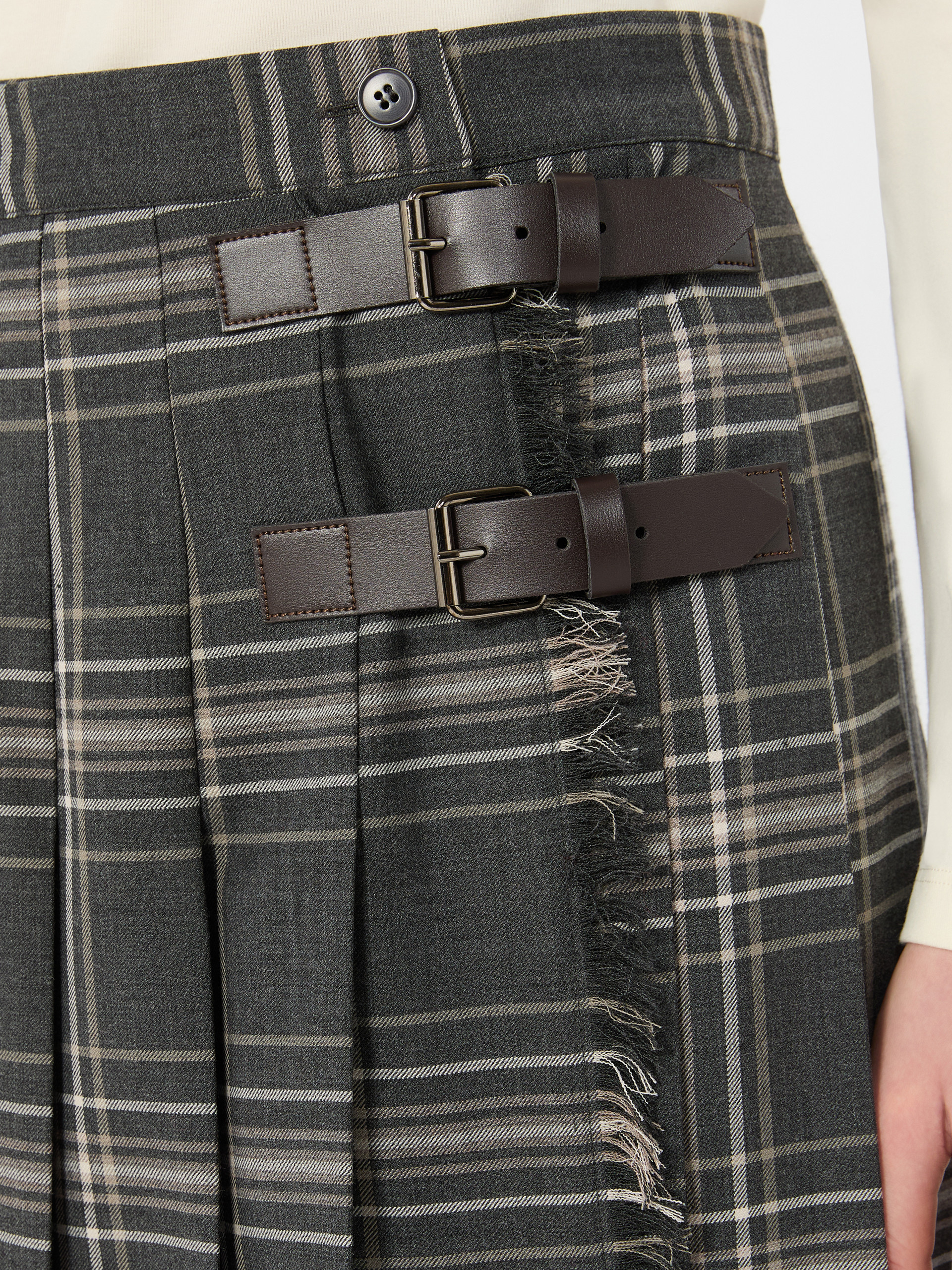 Wool batavia pleated skirt - Weekend Max Mara - 4