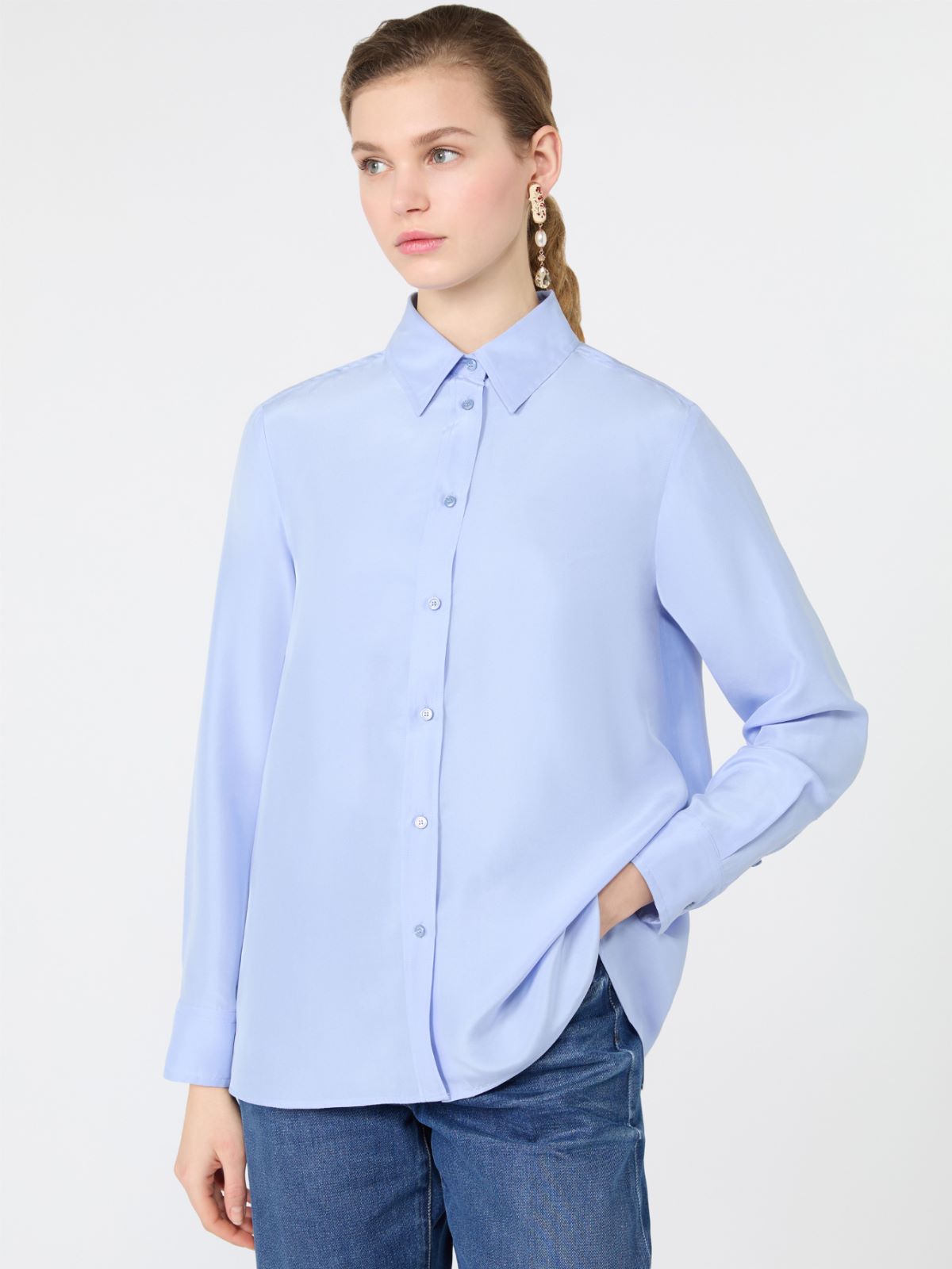 Silk Habotai shirt - Weekend Max Mara - 4