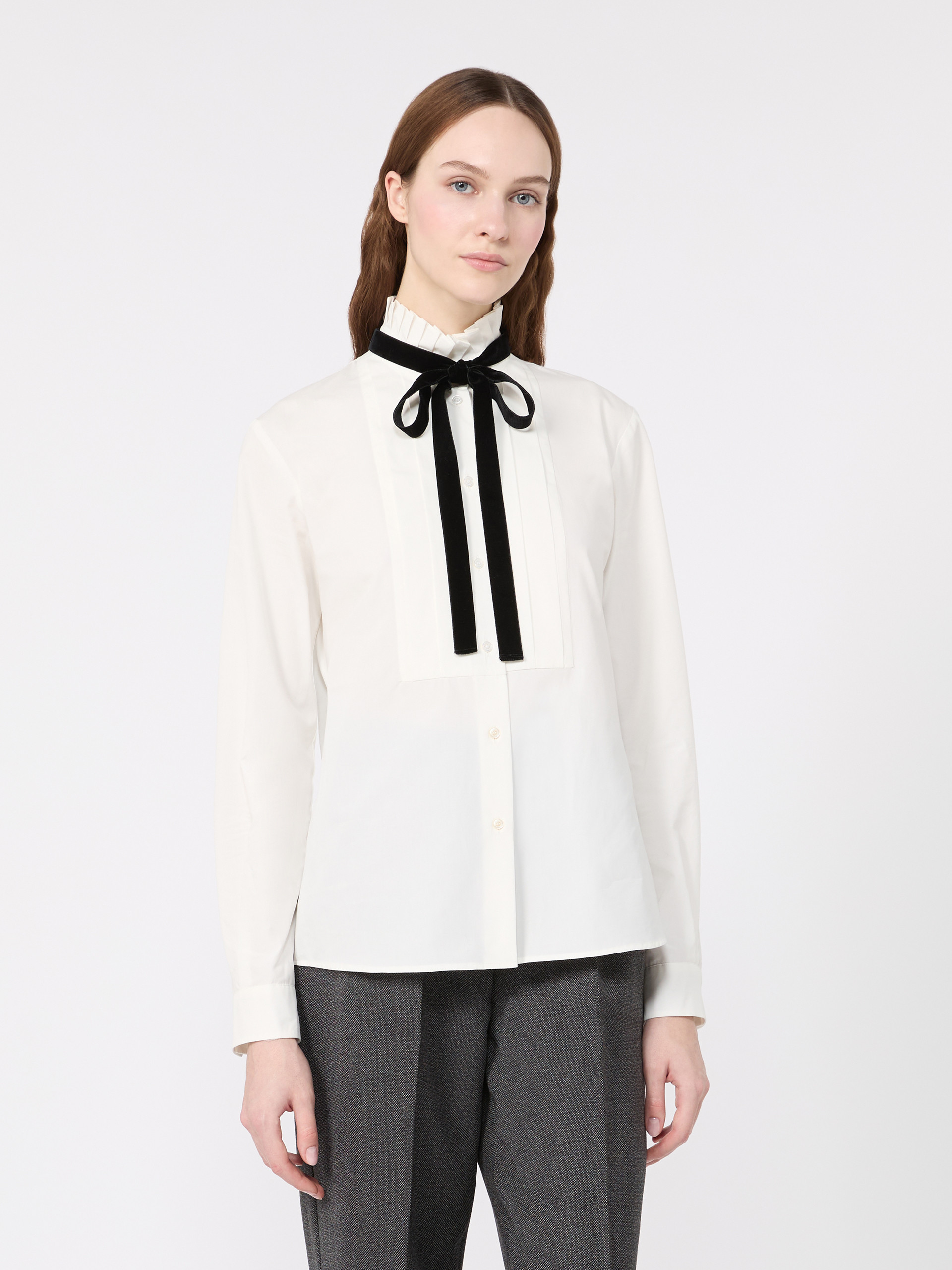 Poplin tuxedo shirt - Weekend Max Mara - 2