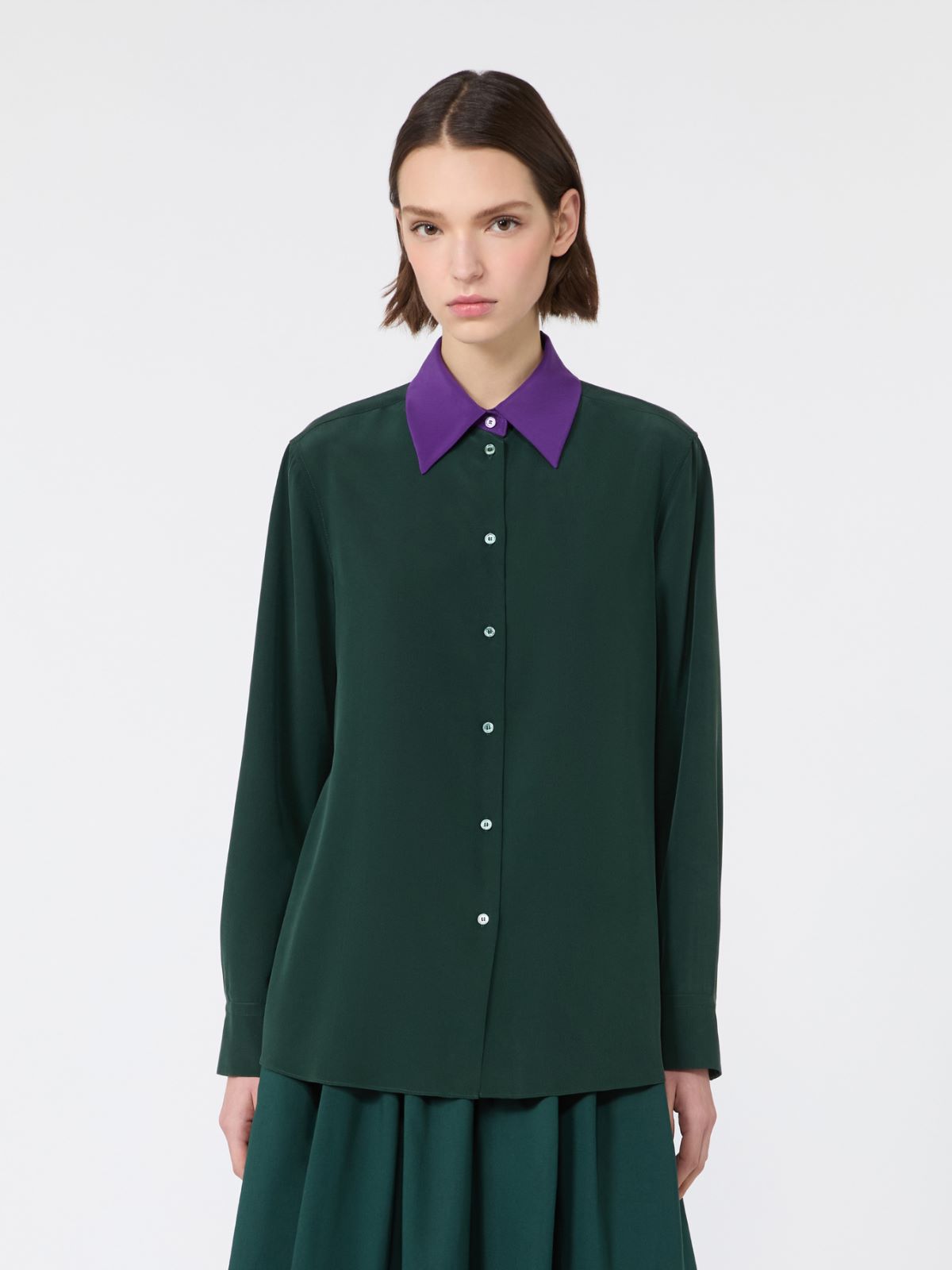 Silk crepe de chine shirt - Weekend Max Mara - 2