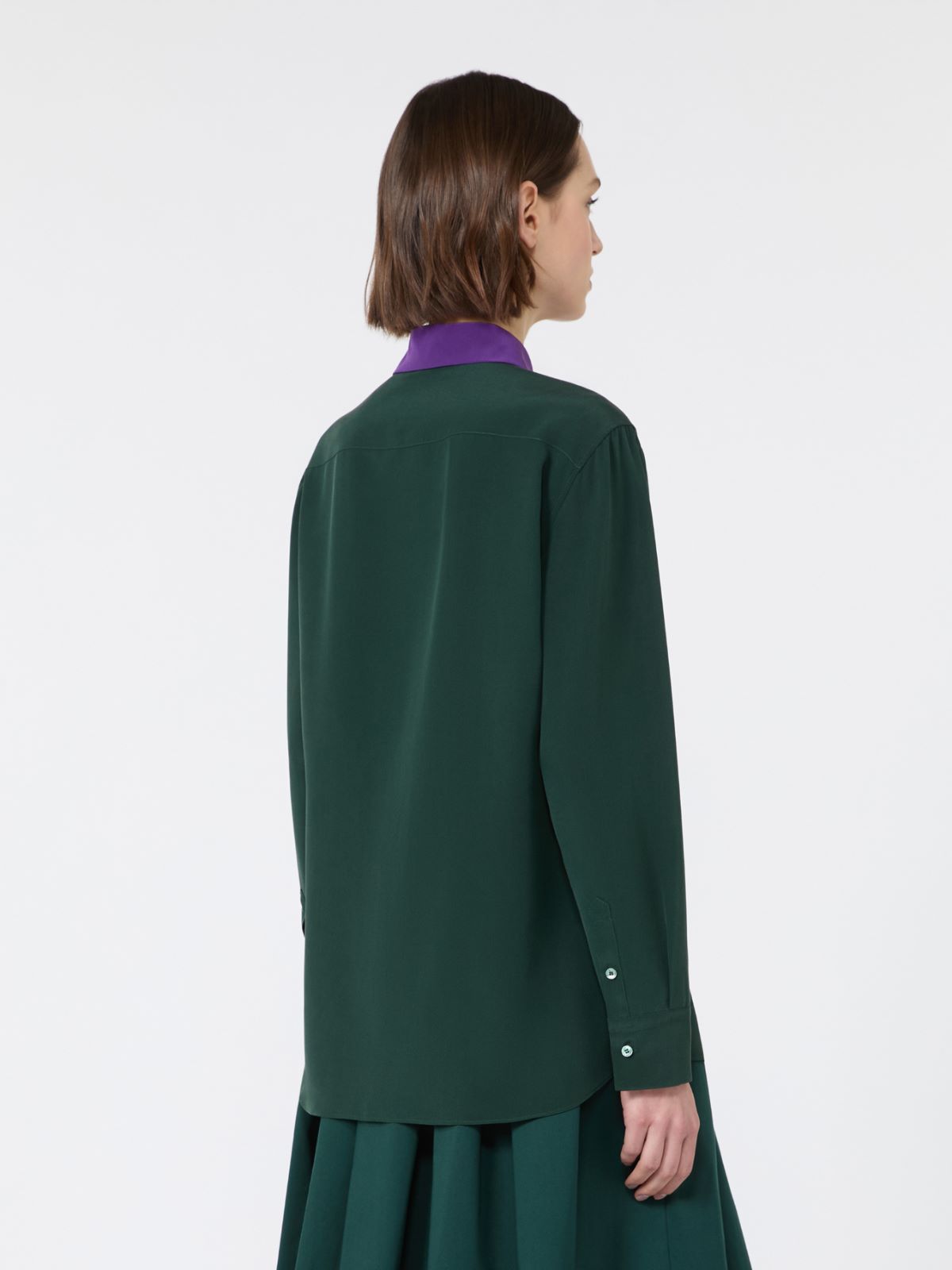 Silk crepe de chine shirt - Weekend Max Mara - 3