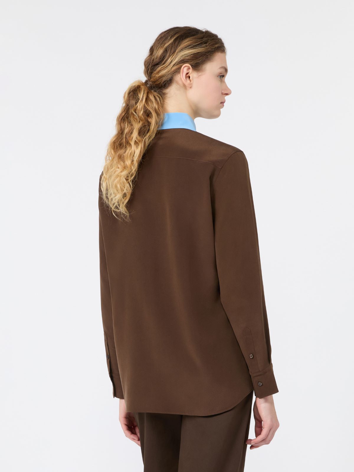 Silk crepe de chine shirt - Weekend Max Mara - 3