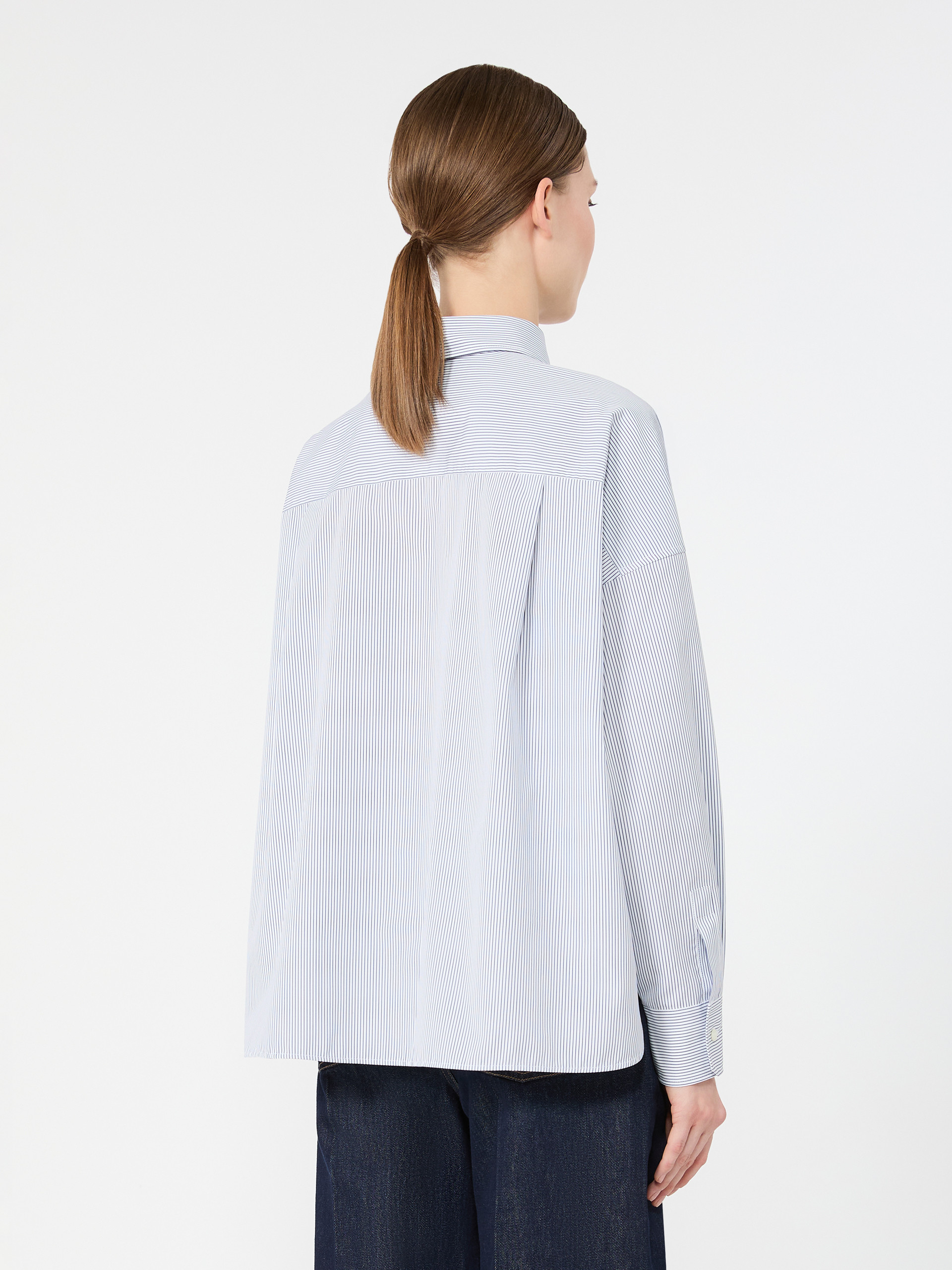 Technical twill and cotton poplin shirt - Weekend Max Mara - 3