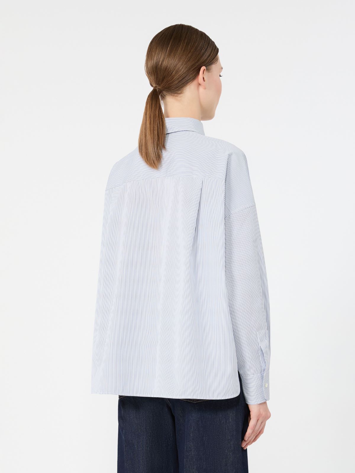 Technical twill and cotton poplin shirt - Weekend Max Mara - 3